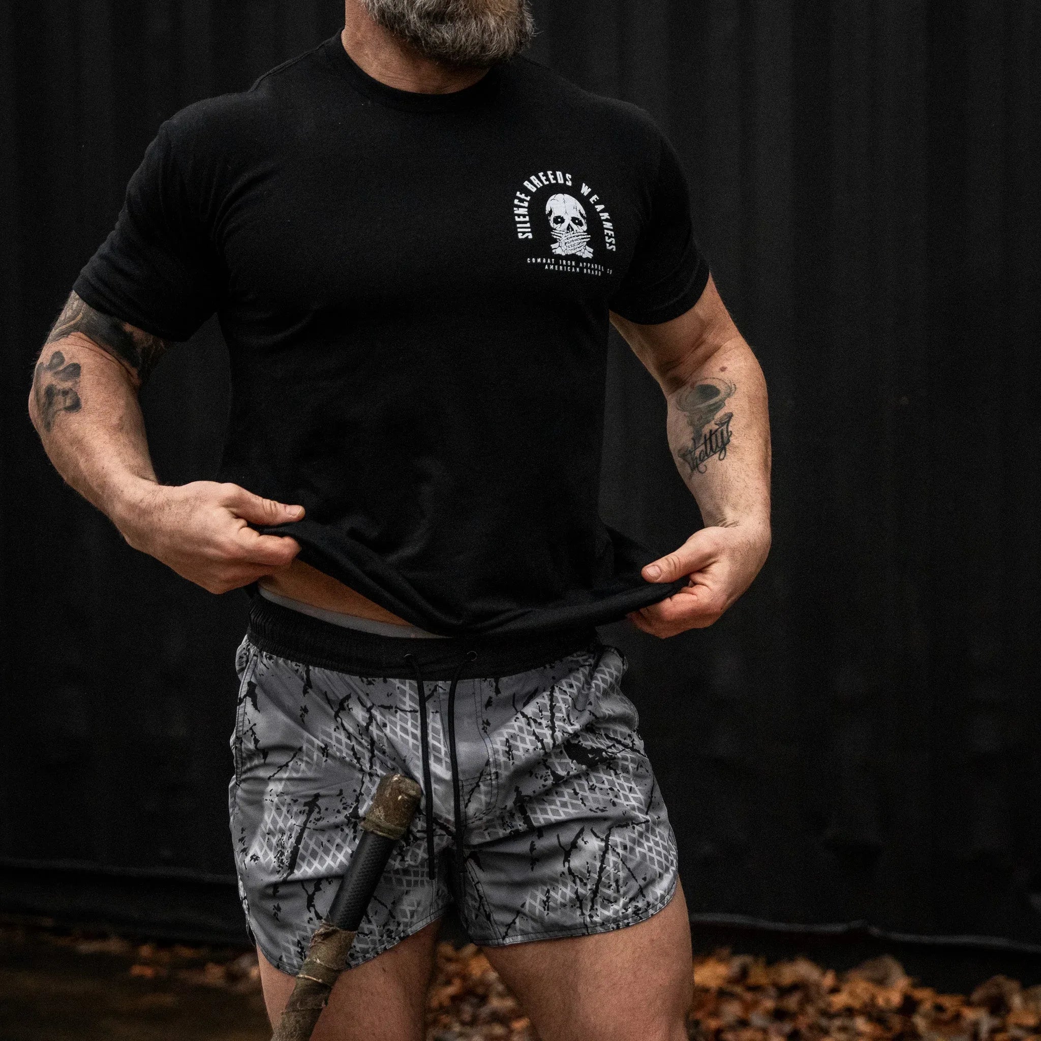 Silence Breeds Weakness Men's T-Shirt - Combat Iron Apparel Co.