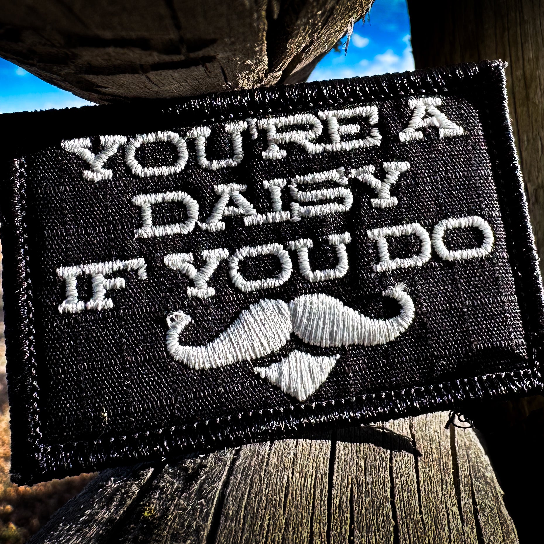 You're A Daisy If You Do, Doc Holiday Quote - 2x3 Patch