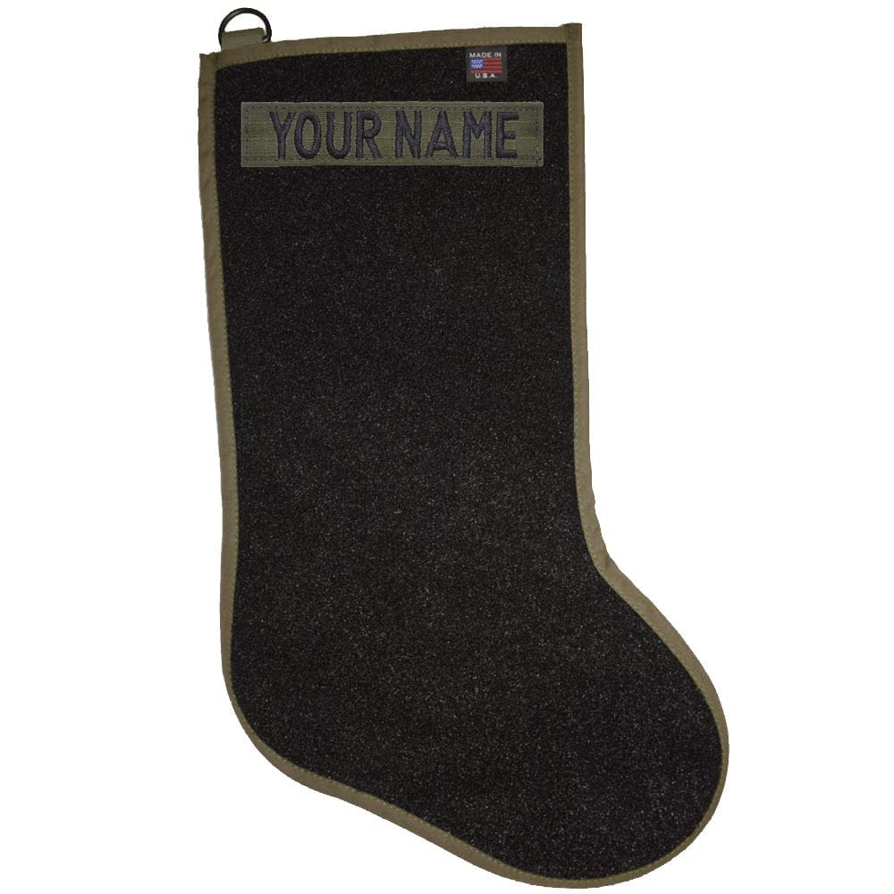 Tactical Holiday 3 Piece Bundle - Patch Mat Stocking - TGJ Tactical Operator Hat - 12''x9'' - Patch Mat