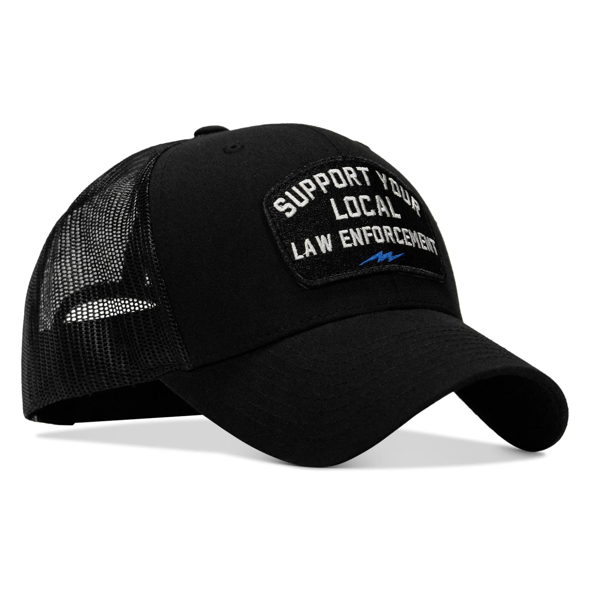 Support Your Local Law Enforcement Mid-Profile Snapback Hat - Combat Iron Apparel Co.