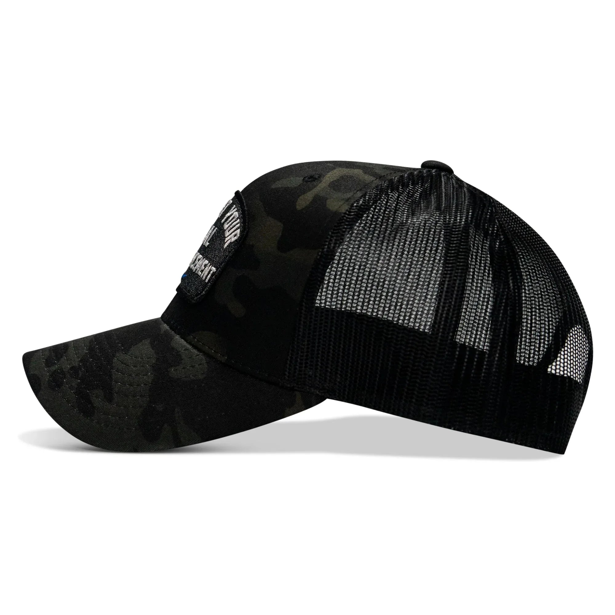 Support Your Local Law Enforcement Mid-Profile Snapback Hat - Combat Iron Apparel Co.