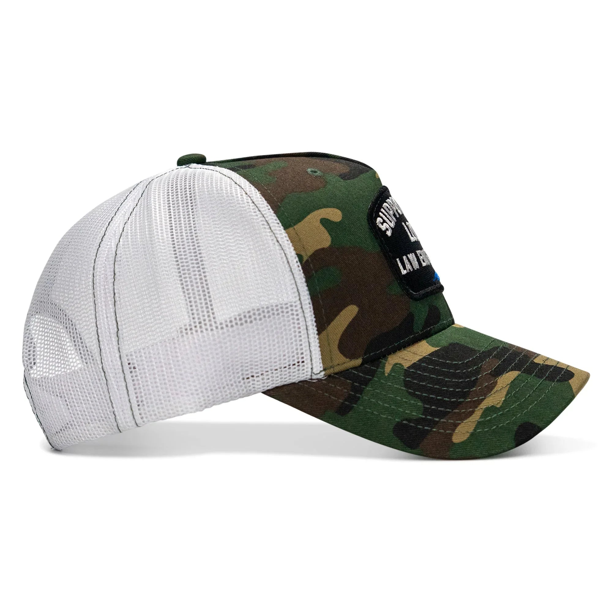 Support Your Local Law Enforcement Mid-Profile Snapback Hat - Combat Iron Apparel Co.