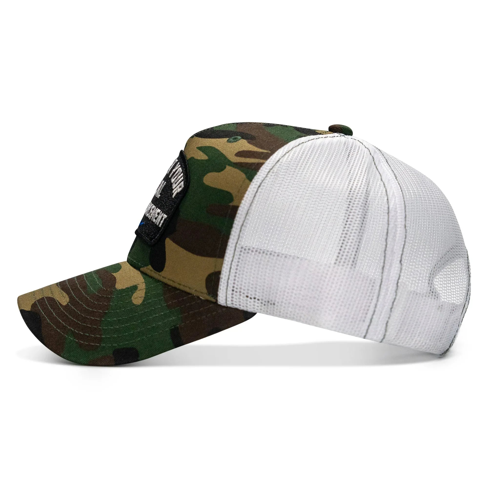 Support Your Local Law Enforcement Mid-Profile Snapback Hat - Combat Iron Apparel Co.