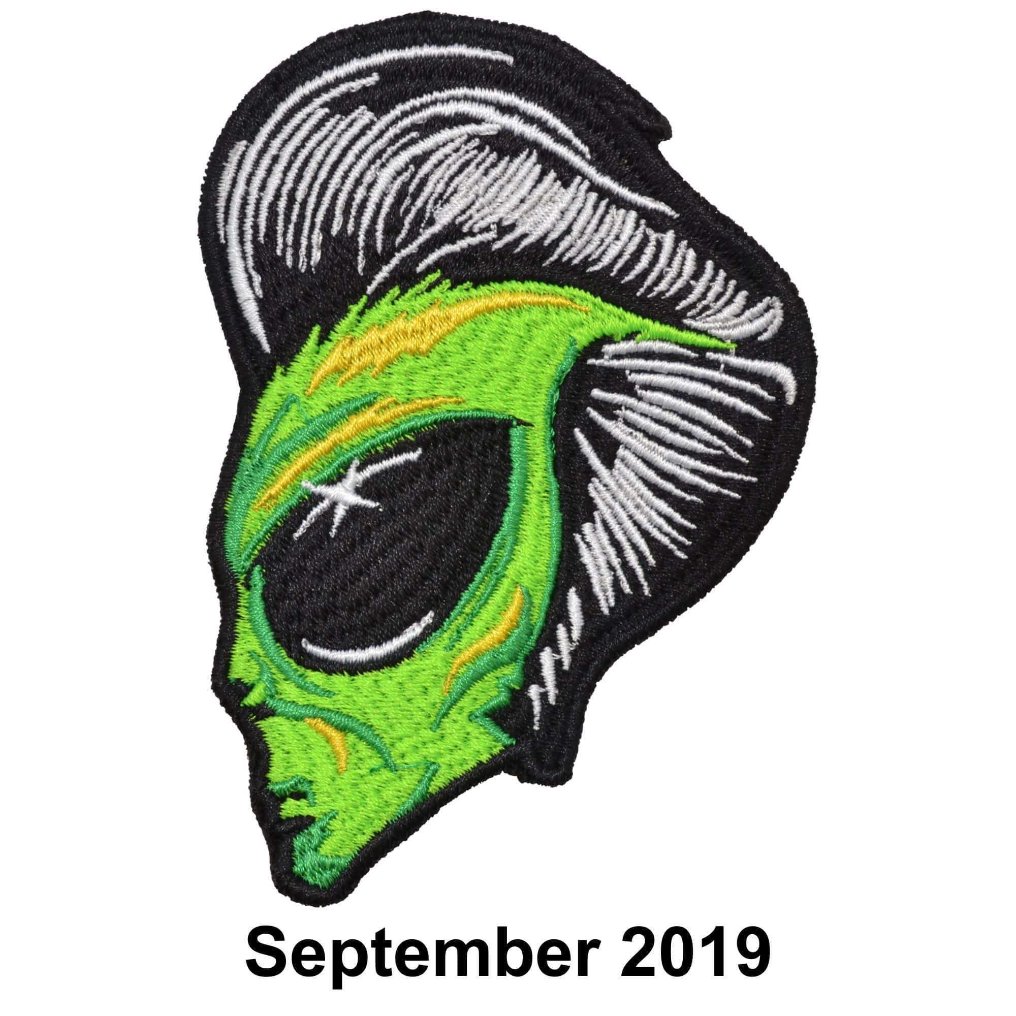 September 2019 Patch of the Month - Alien With Pompadour