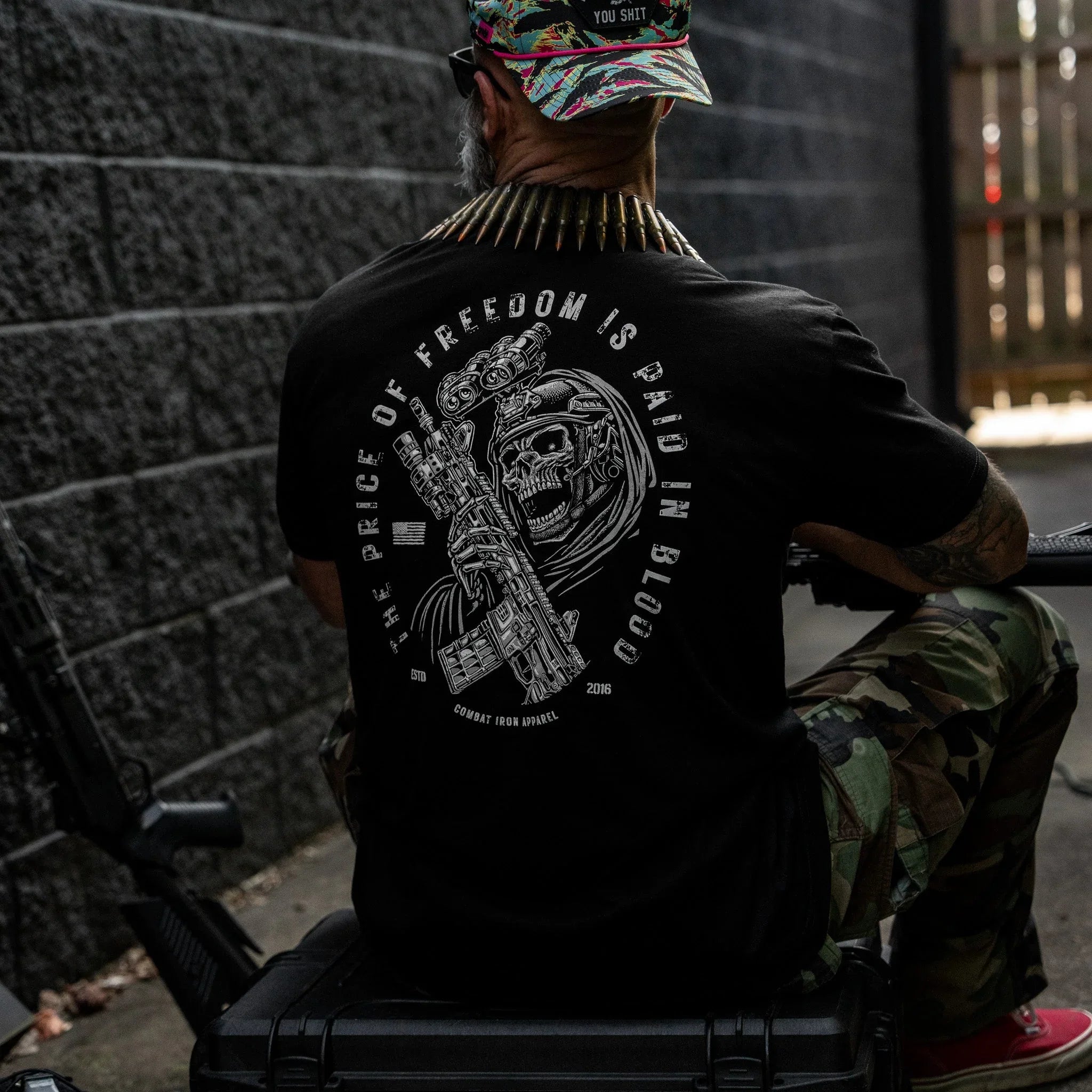 The Price Of Freedom Men's T-Shirt - Combat Iron Apparel Co.