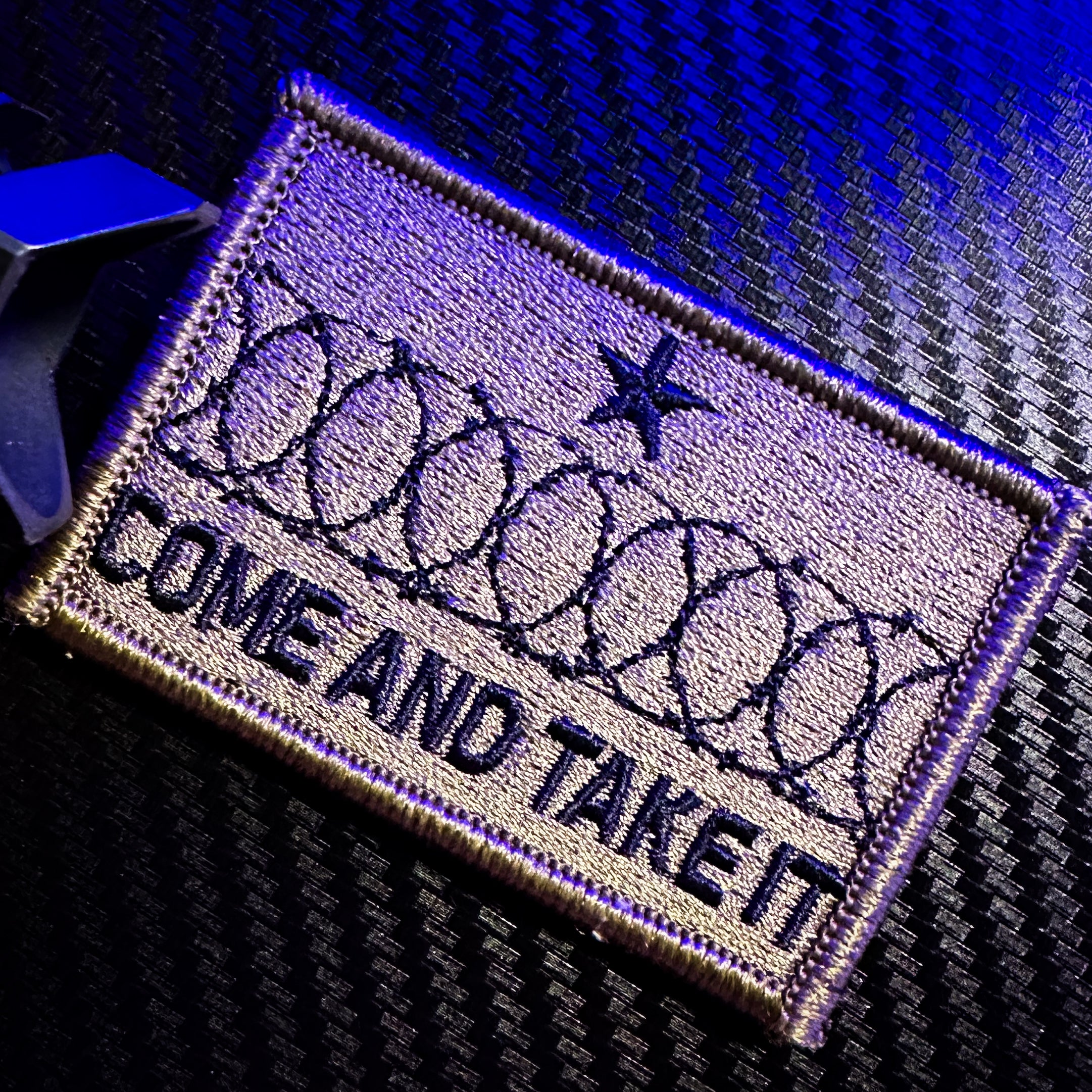Come And Take It Texas Border Wall Barbed Wire - 2x3 Patch