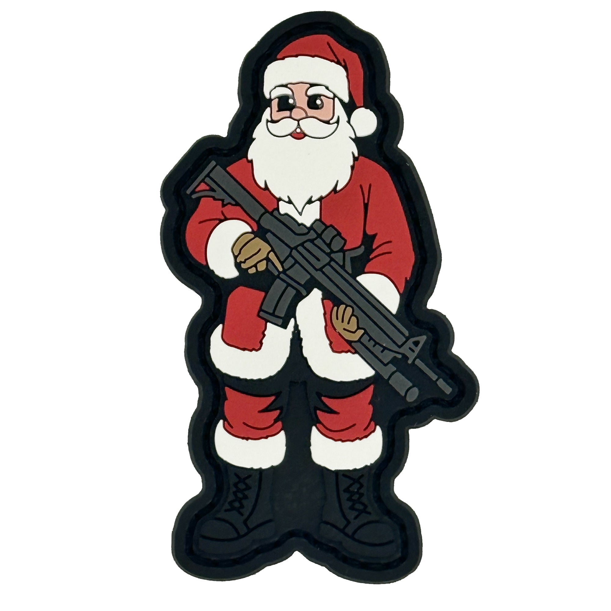 Rudolph’s Favorite Fat Guy: Tactical Santa -  3" PVC Patch