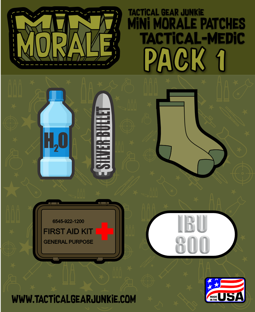 Stickers - Mini Morale - TactiMedic Pack 1
