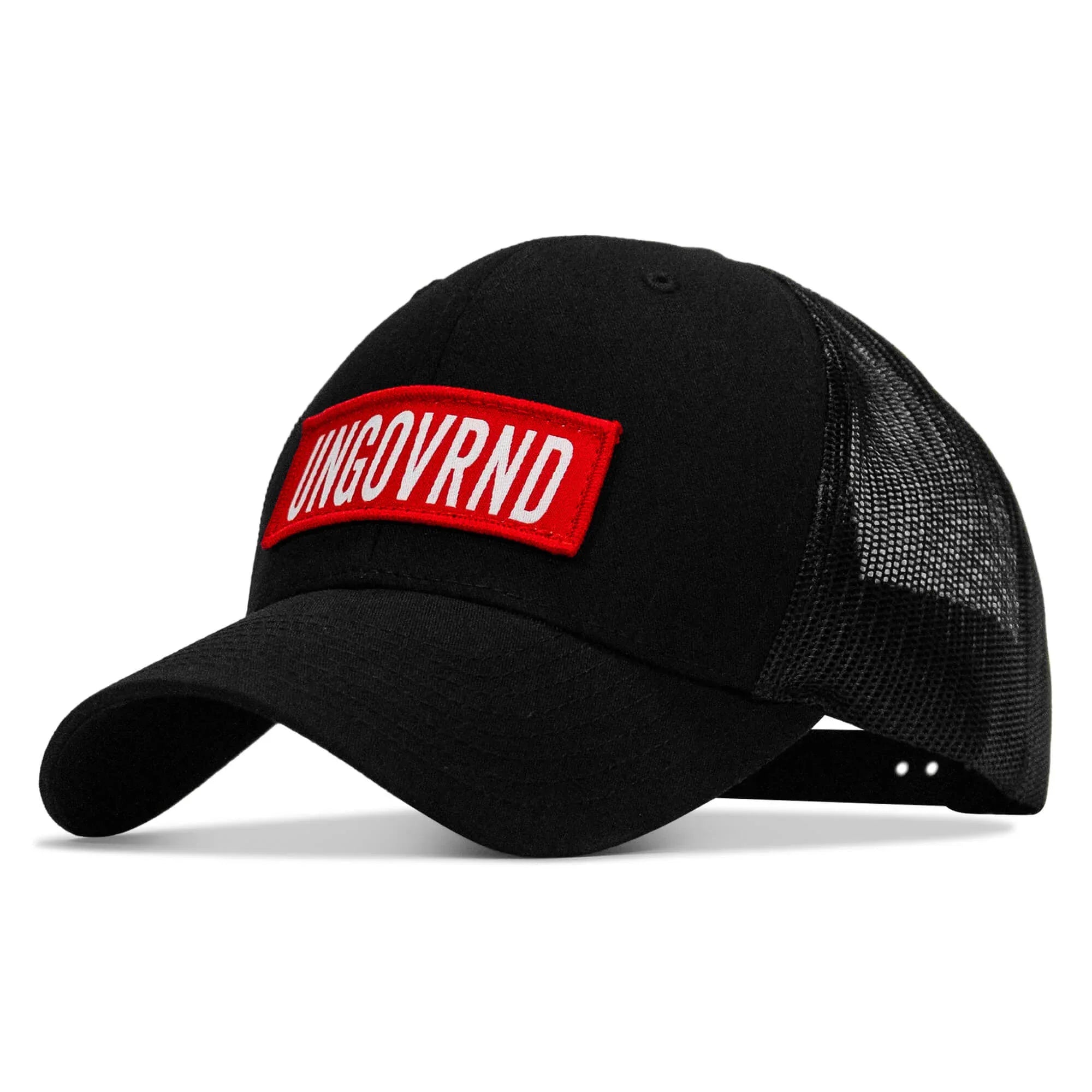 Ungovrnd Red Patch Snapback Hat - Combat Iron Apparel Co.