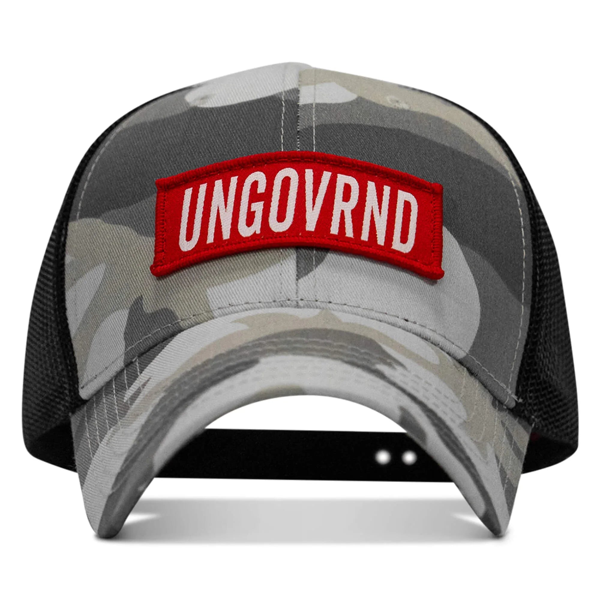 Ungovrnd Red Patch Snapback Hat - Combat Iron Apparel Co.