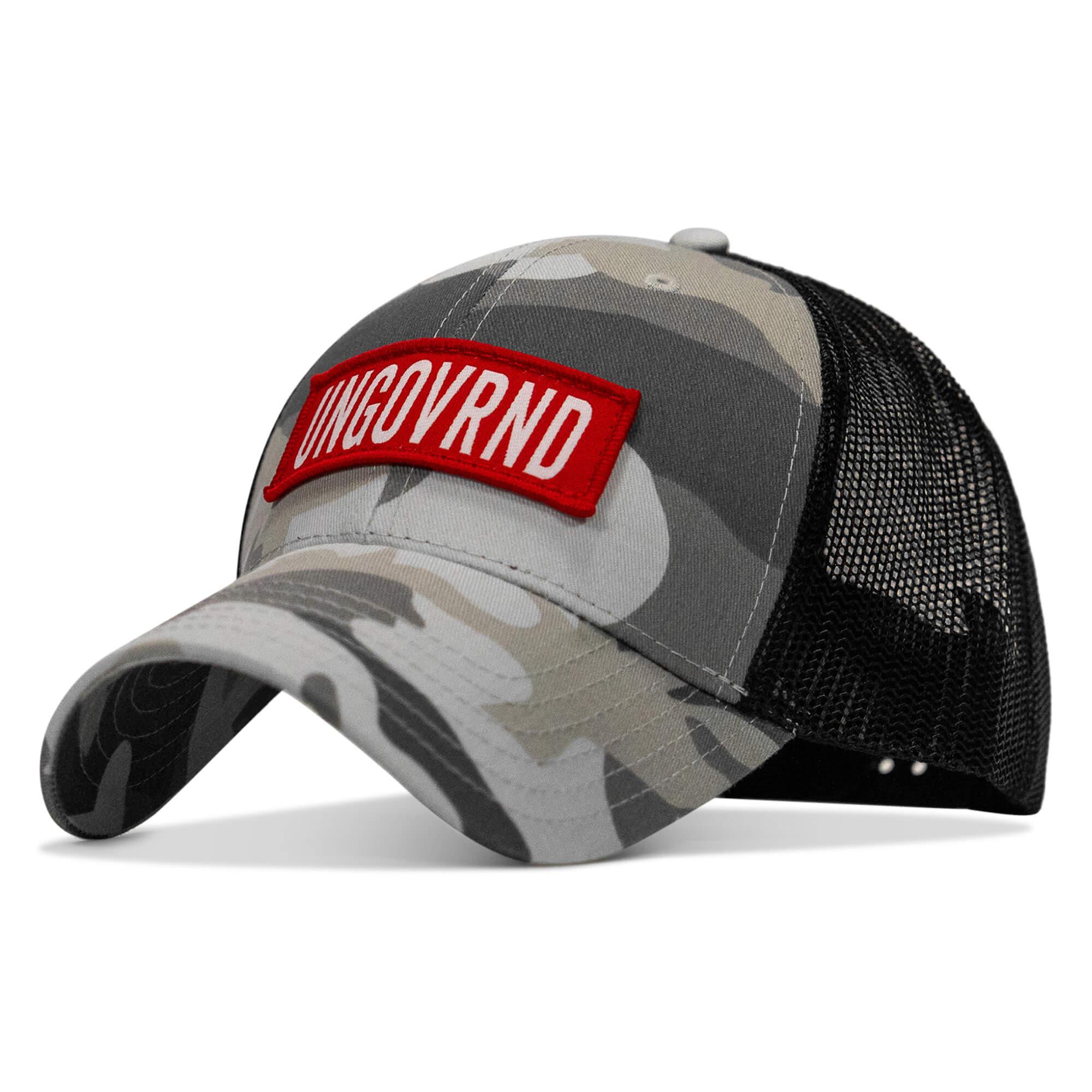 Ungovrnd Red Patch Snapback Hat - Combat Iron Apparel Co.