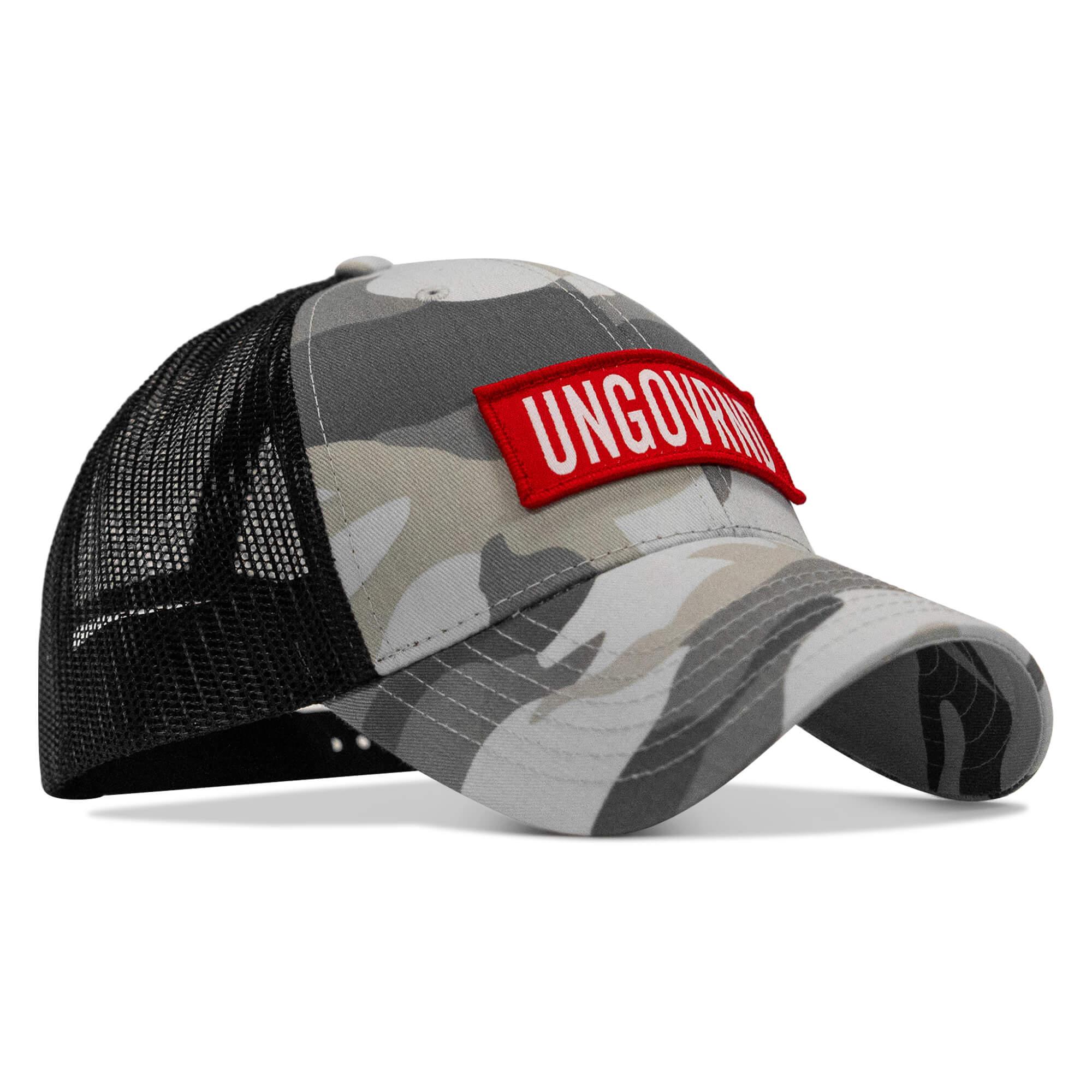 Ungovrnd Red Patch Snapback Hat - Combat Iron Apparel Co.