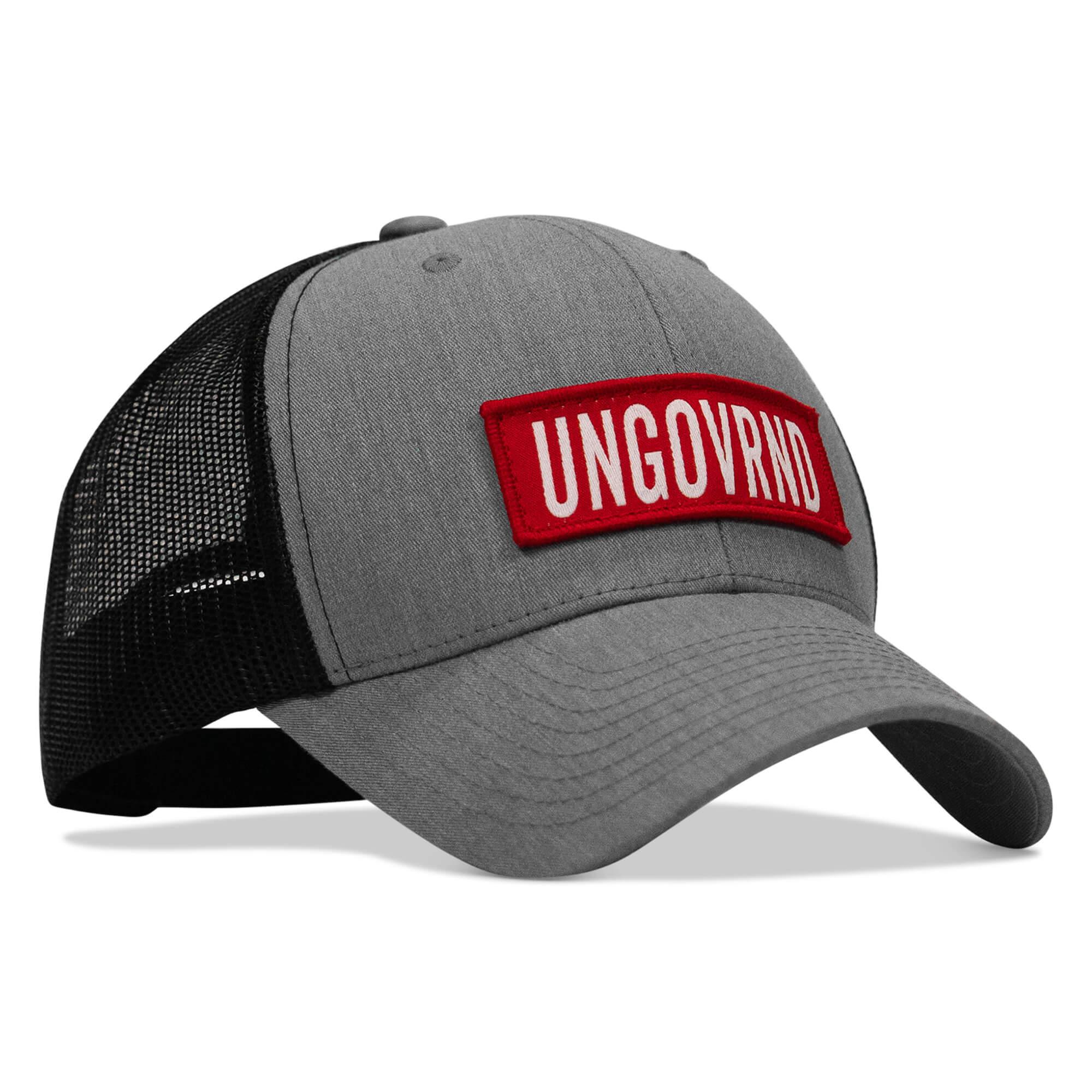 Ungovrnd Red Patch Snapback Hat - Combat Iron Apparel Co.