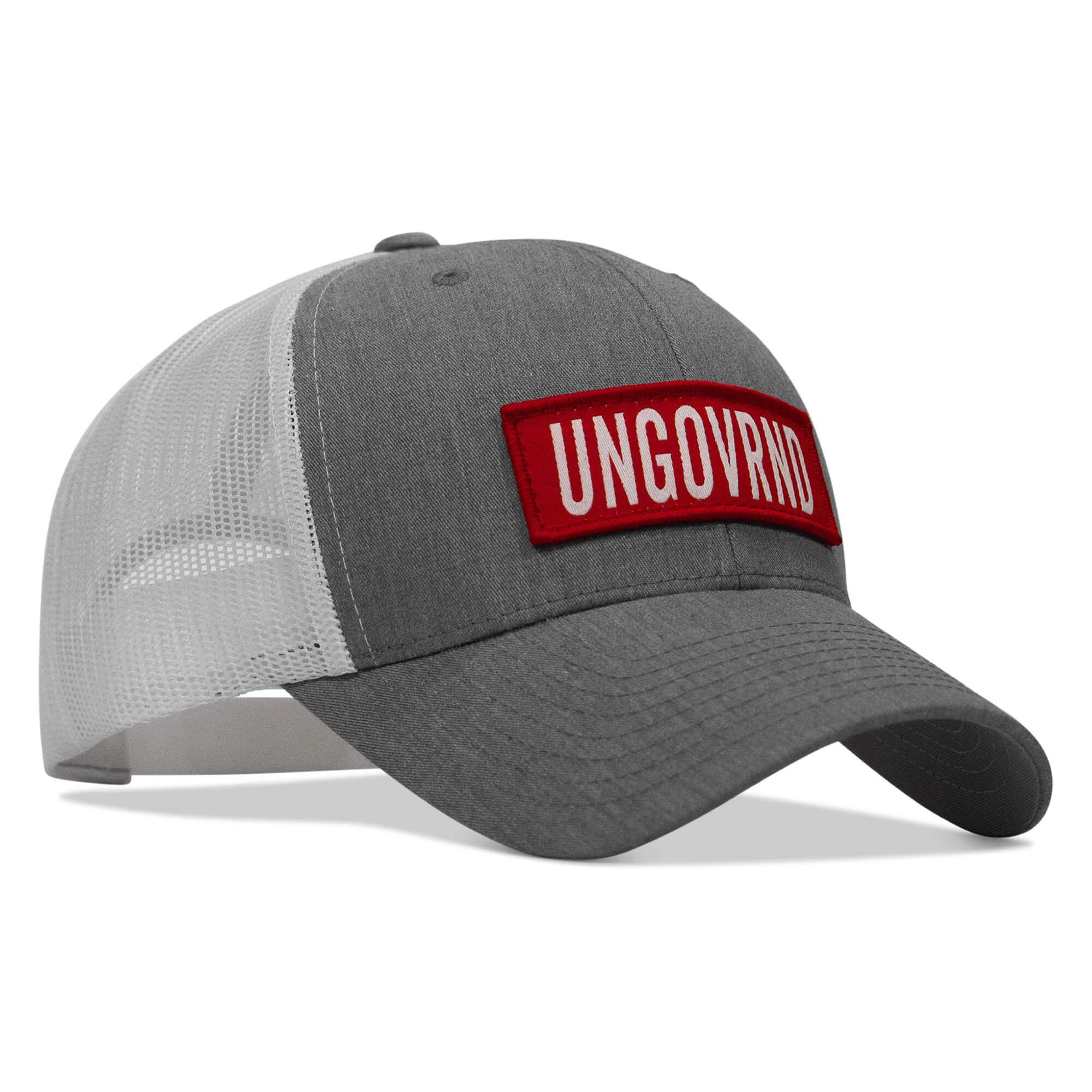 Ungovrnd Red Patch Snapback Hat - Combat Iron Apparel Co.