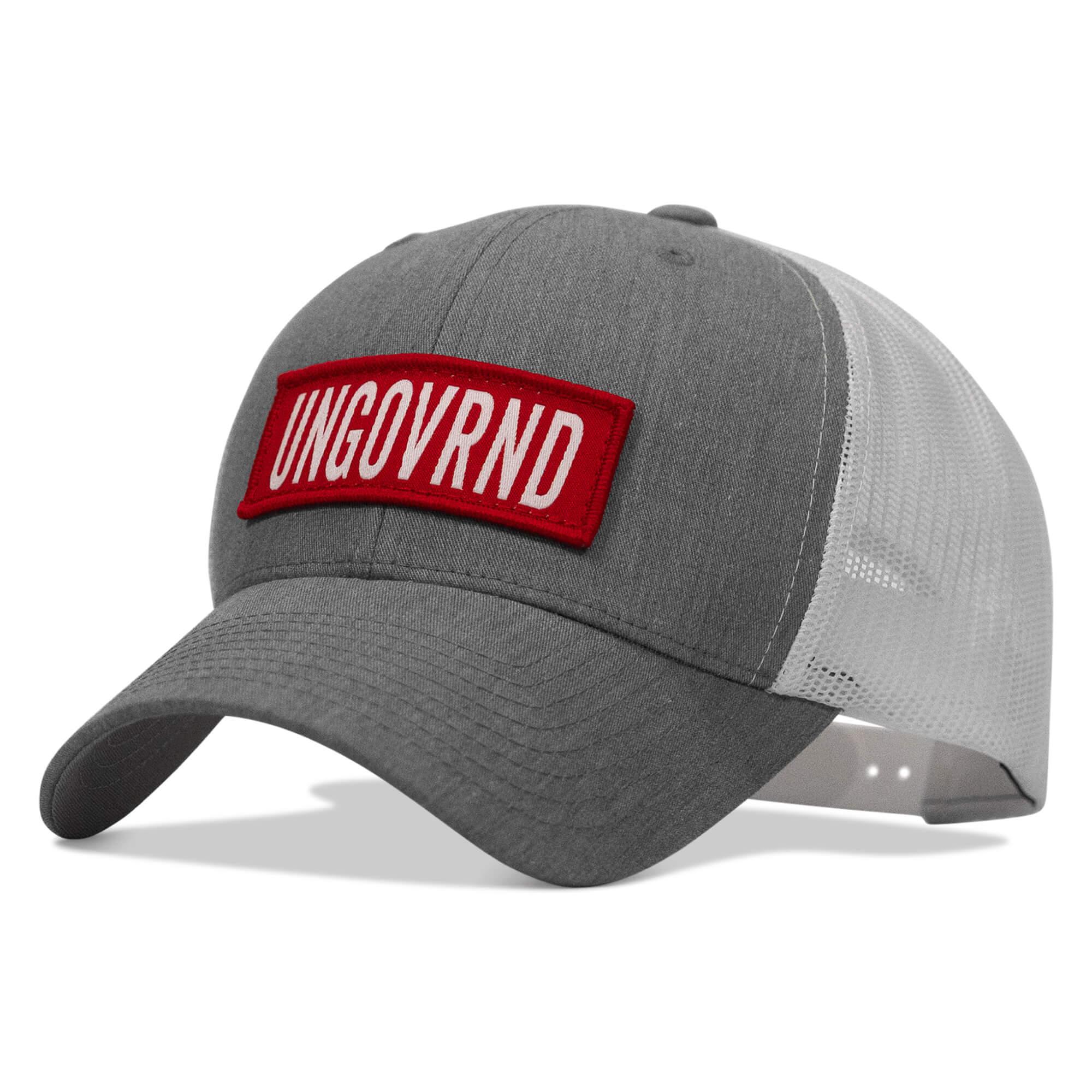 Ungovrnd Red Patch Snapback Hat - Combat Iron Apparel Co.