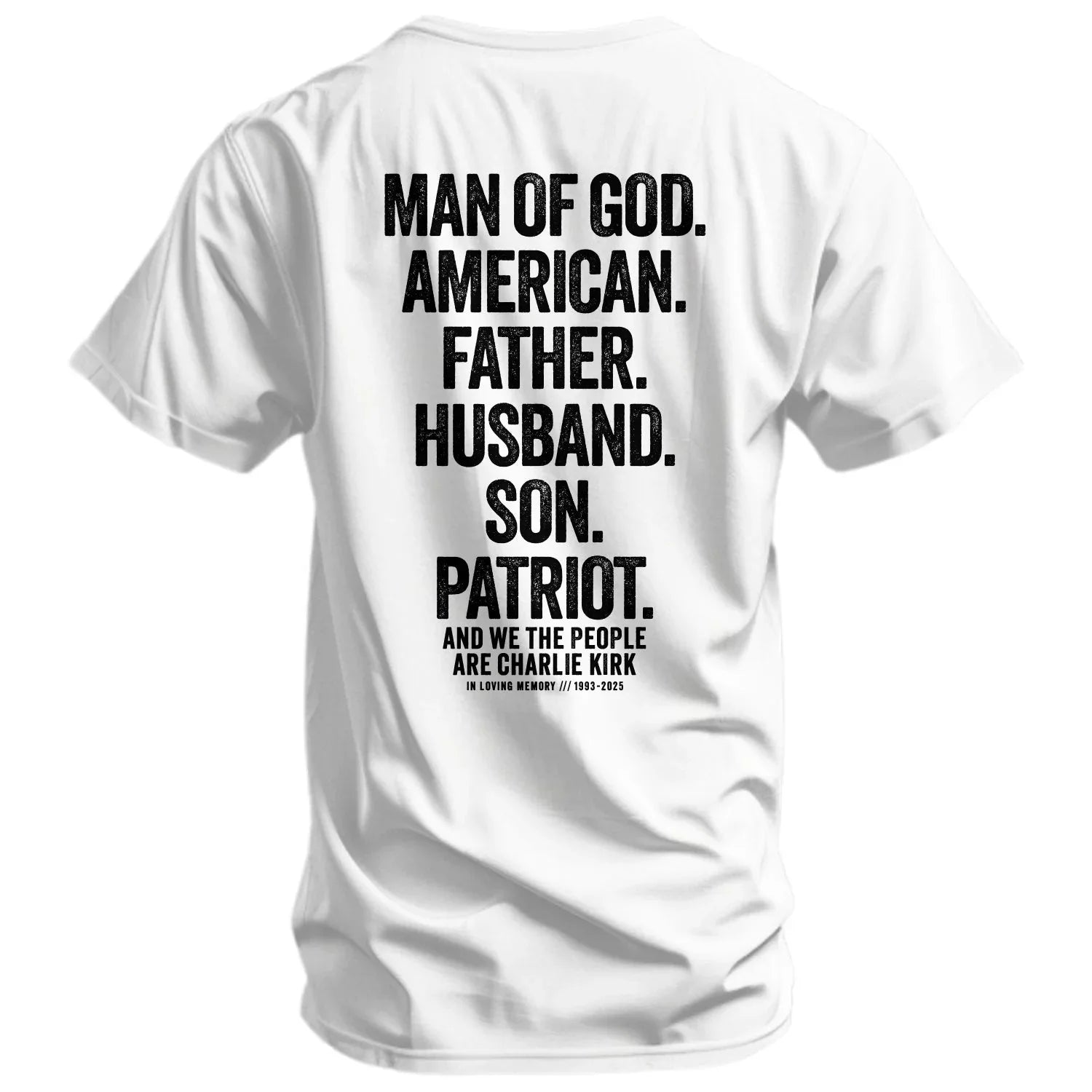 We the People, Are Charlie Kirk Men's T-Shirt (+PROFITS DONATED) - Combat Iron Apparel Co.