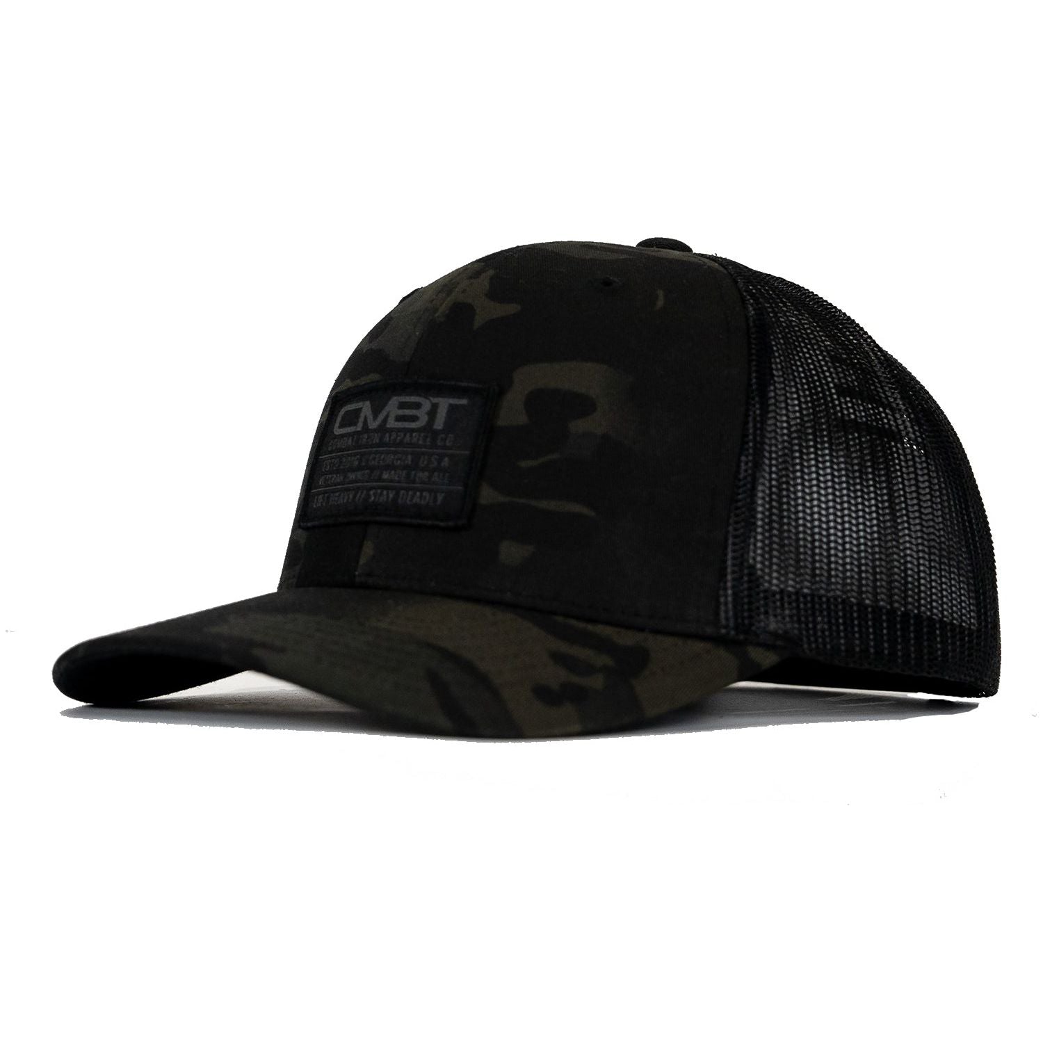 Branded CMBT Subdued Labeled Snapback Hat - Combat Iron Apparel Co.