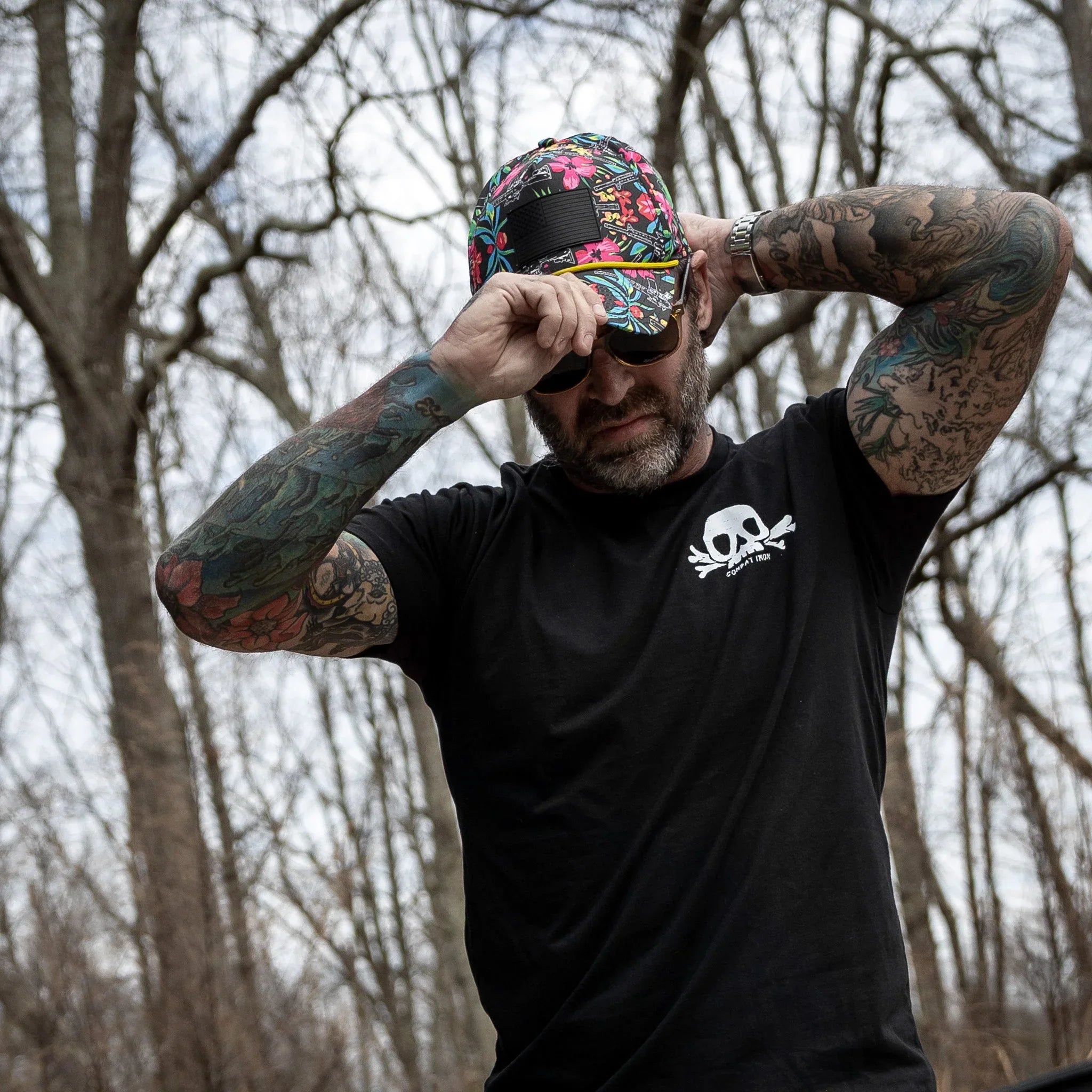 Nobody Is Coming To Save You Skull Men's T-Shirt - Combat Iron Apparel Co.