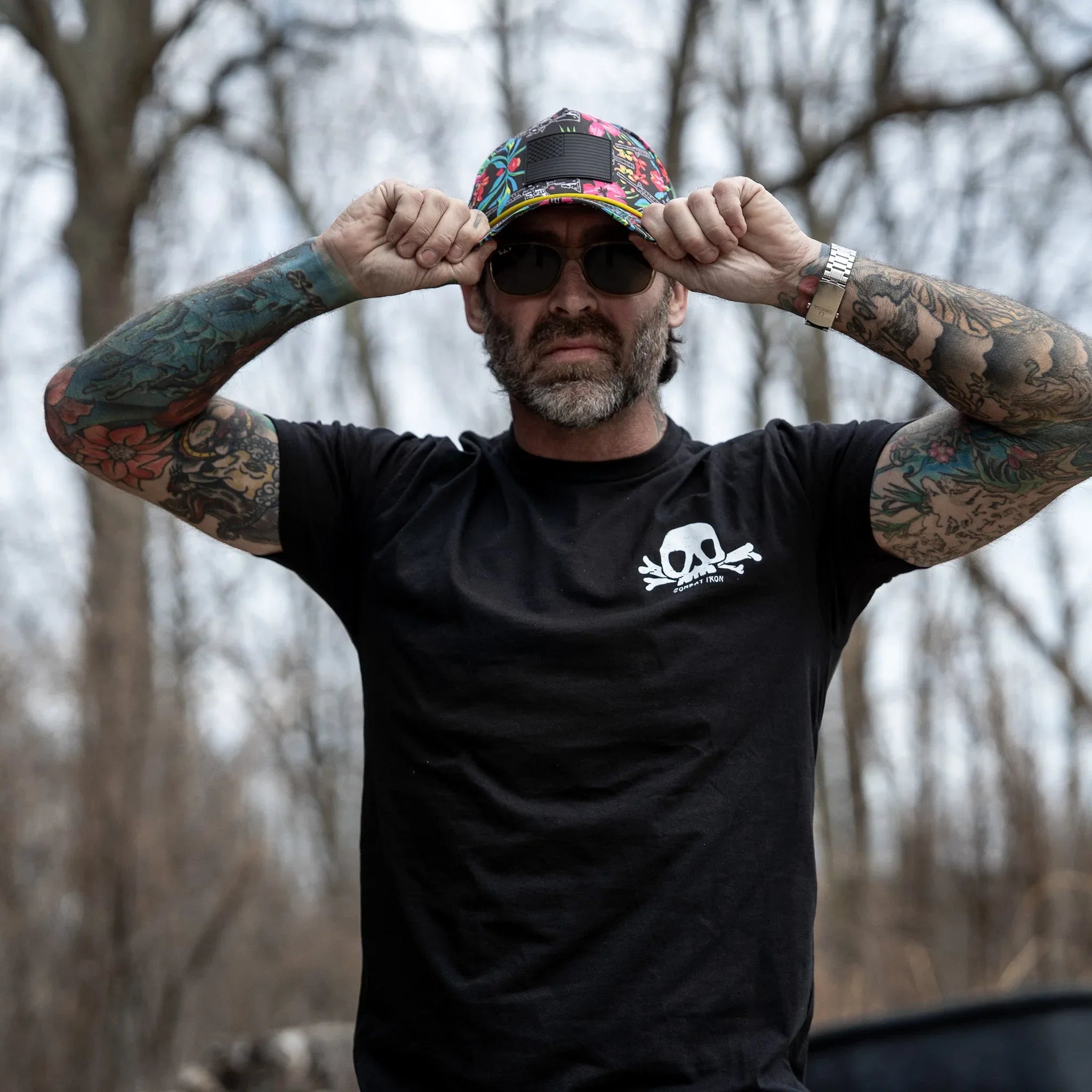 Nobody Is Coming To Save You Skull Men's T-Shirt - Combat Iron Apparel Co.