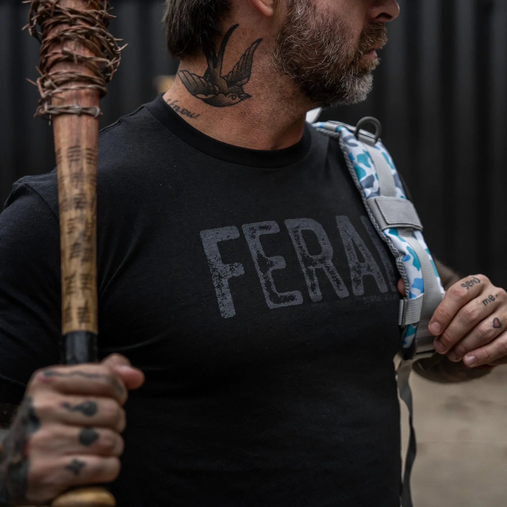Feral Distressed Men's T-Shirt - Combat Iron Apparel Co.