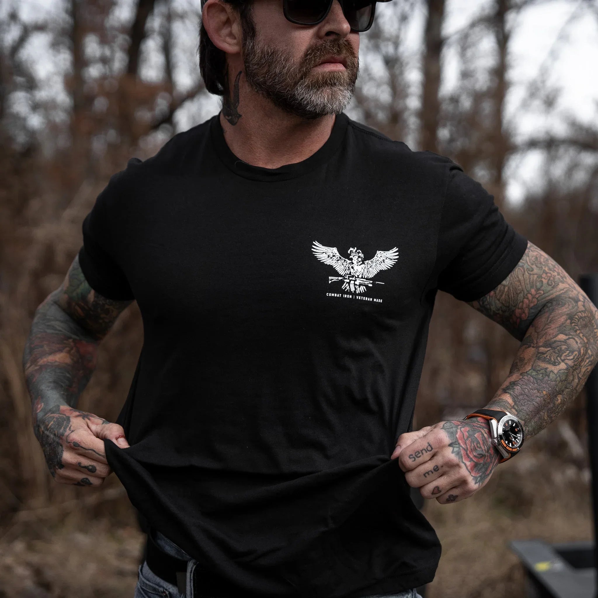 No Rest For The Wicked Men's T-Shirt  - Combat Iron Apparel Co.