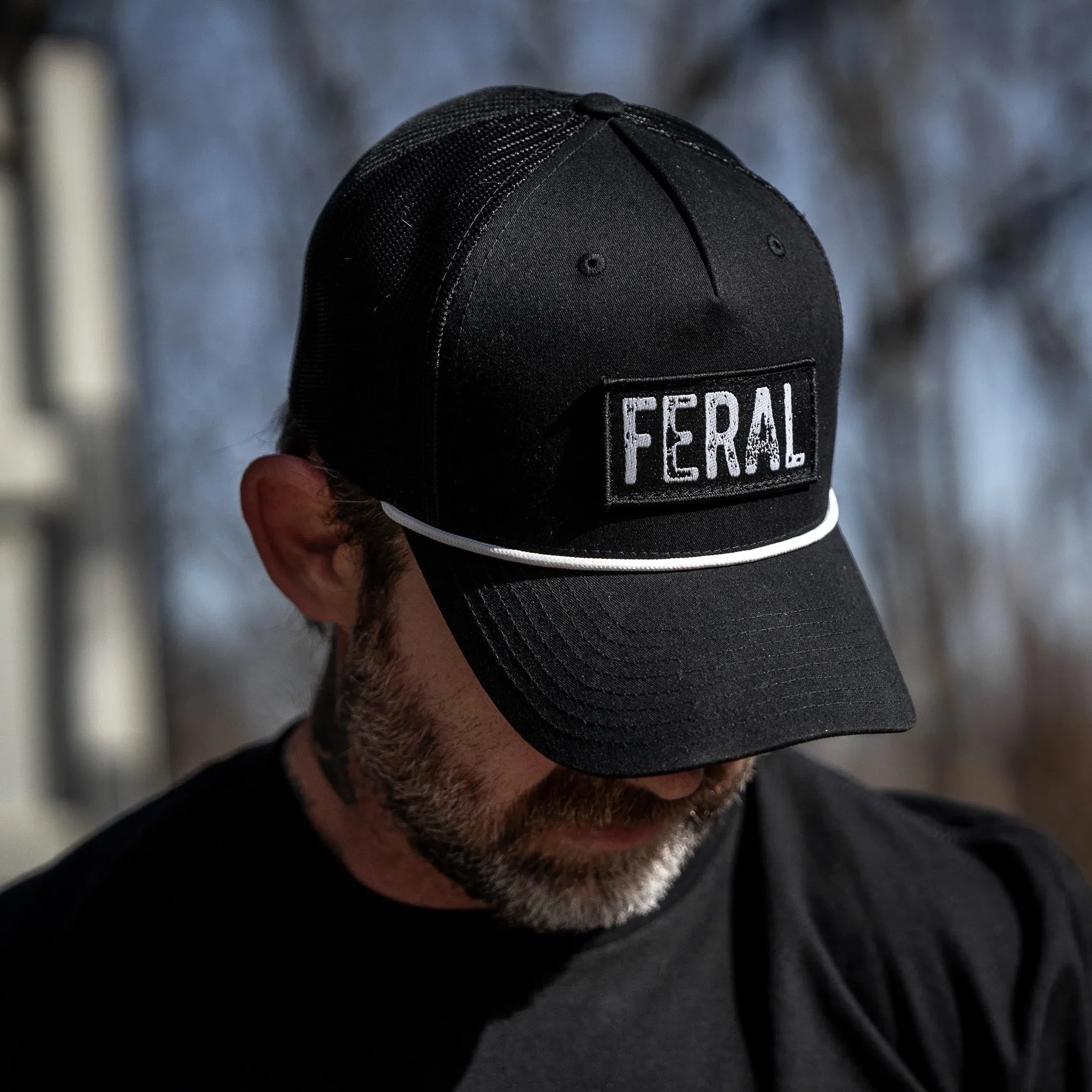Feral Patch Rope Snapback Hat - Combat Iron Apparel Co.