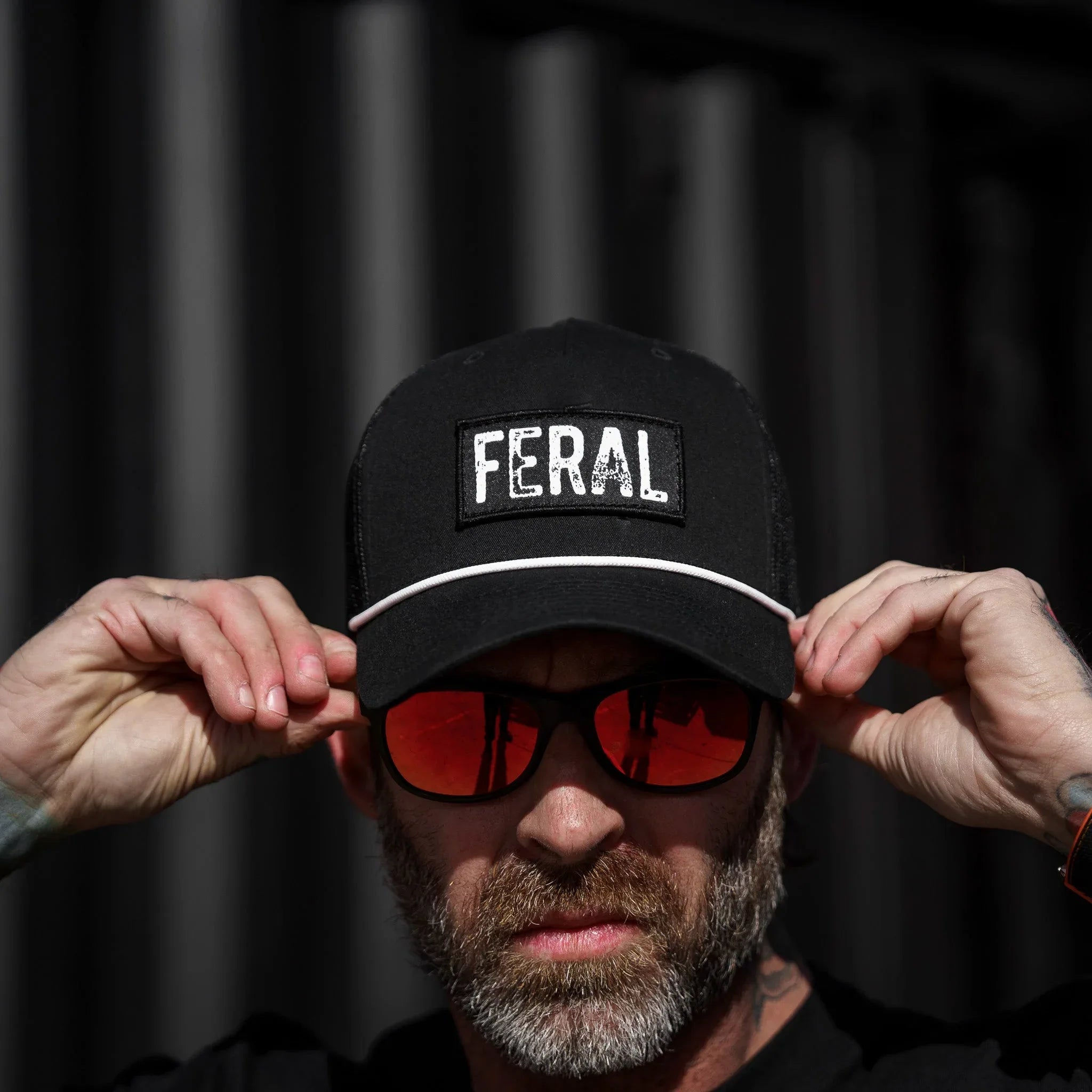 Feral Patch Rope Snapback Hat - Combat Iron Apparel Co.