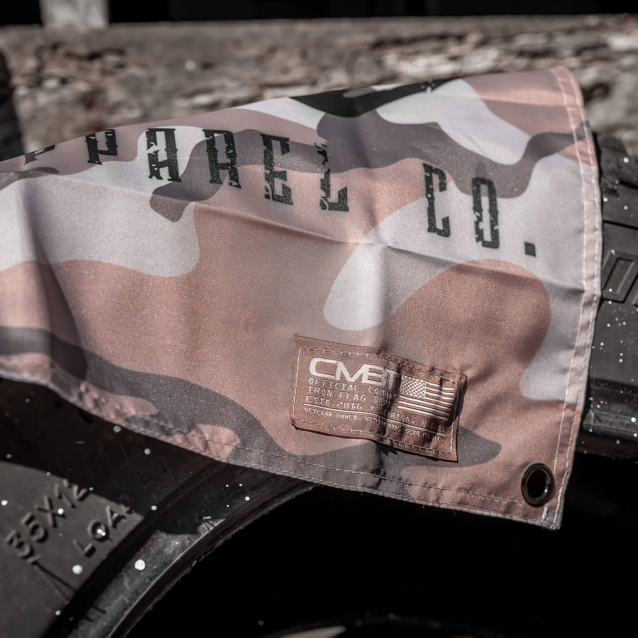 Violence Is Often The Answer 3'x3' Camo Flag - Combat Iron Apparel Co.
