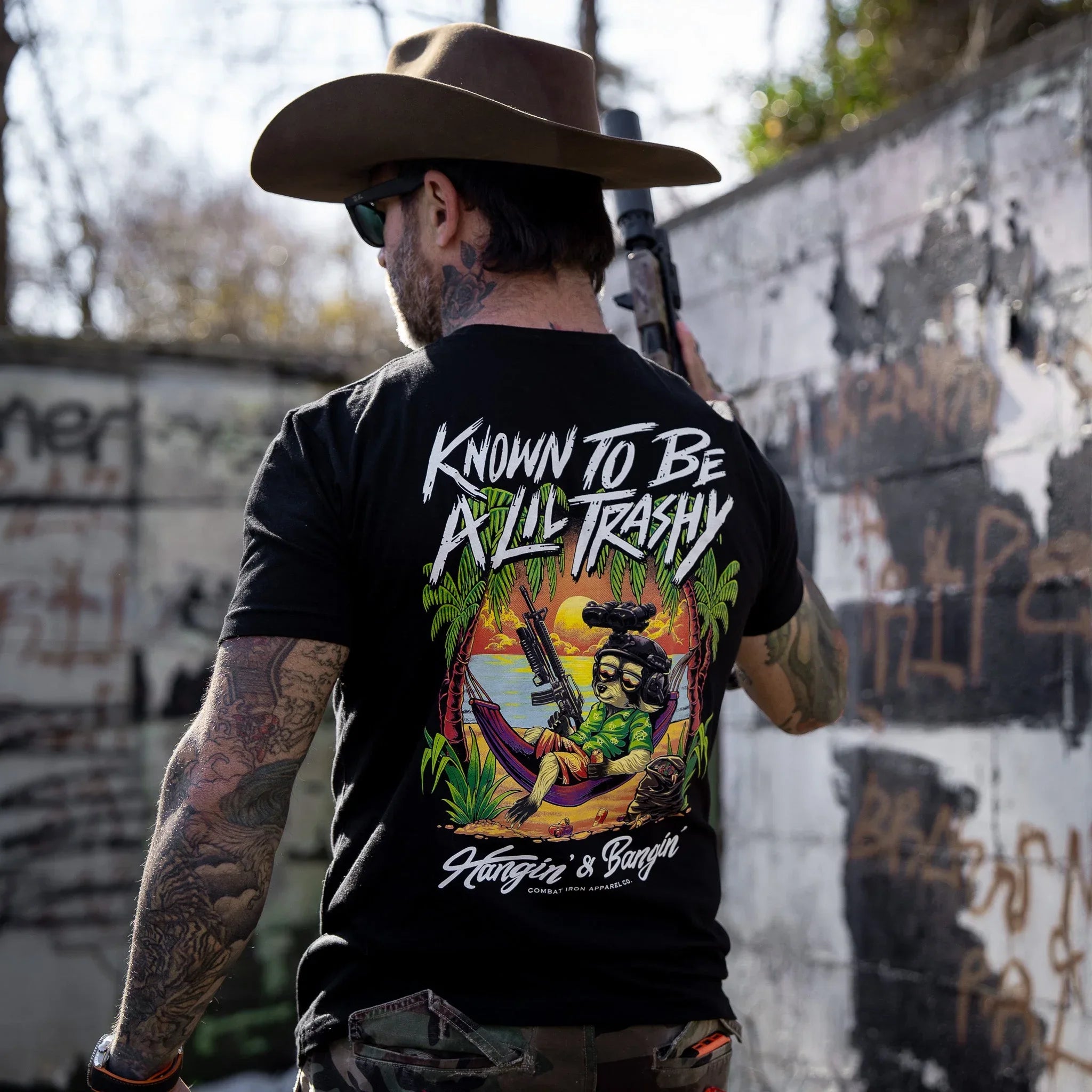 Known To Be A Lil Trashy Raccoon Men's T-Shirt - Combat Iron Apparel Co.