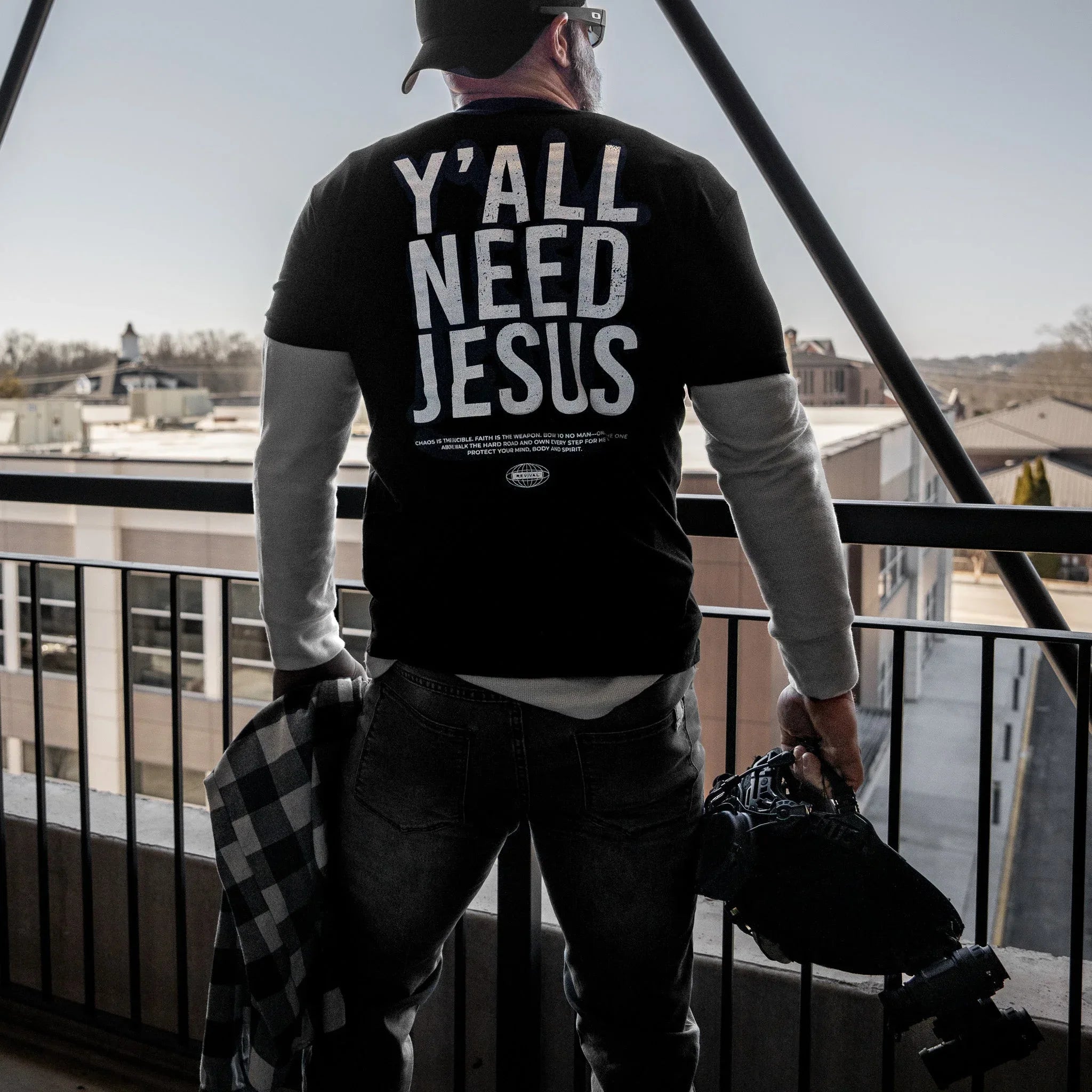 Y'all Need Jesus Men's T-Shirt - Combat Iron Apparel Co.