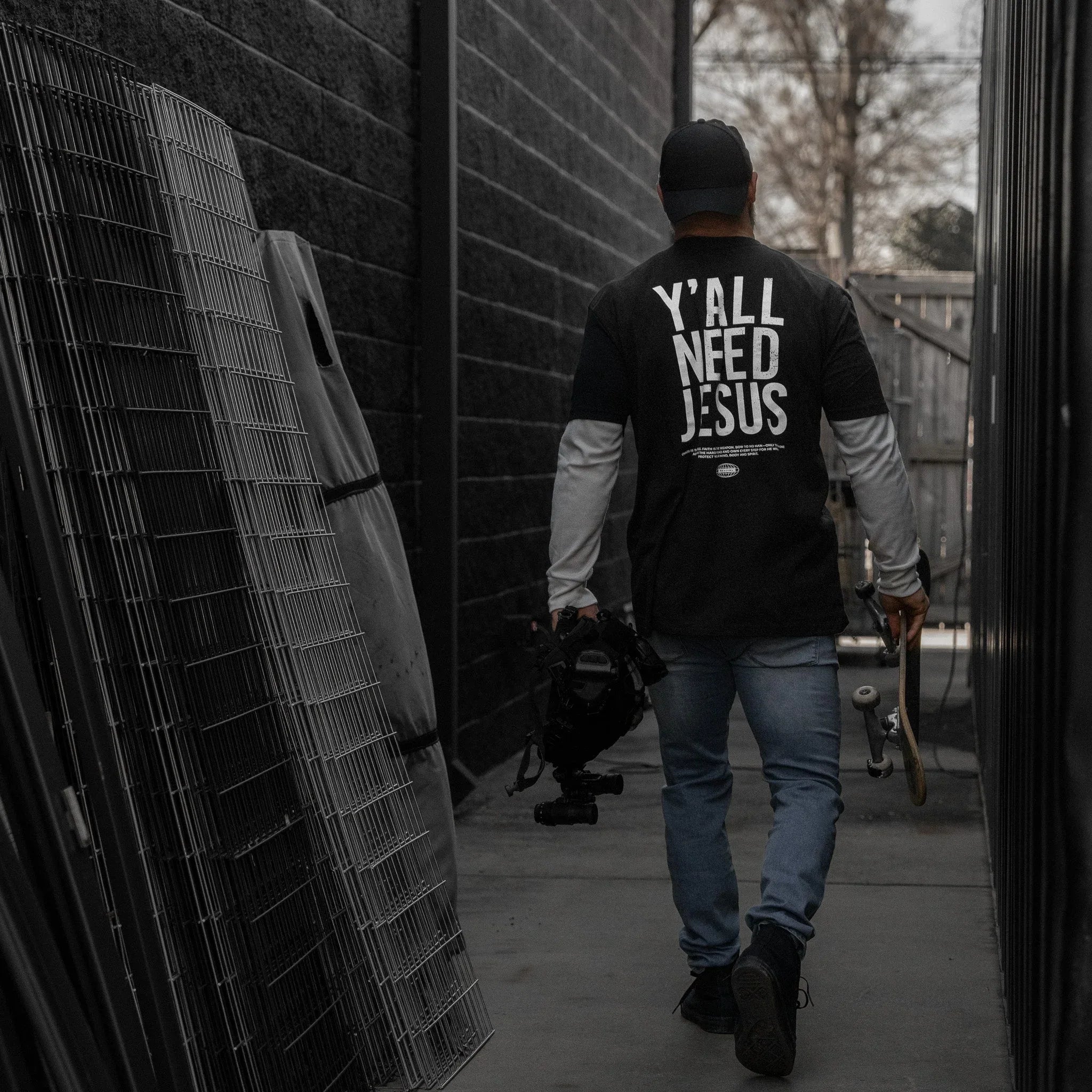 Y'all Need Jesus Men's T-Shirt - Combat Iron Apparel Co.