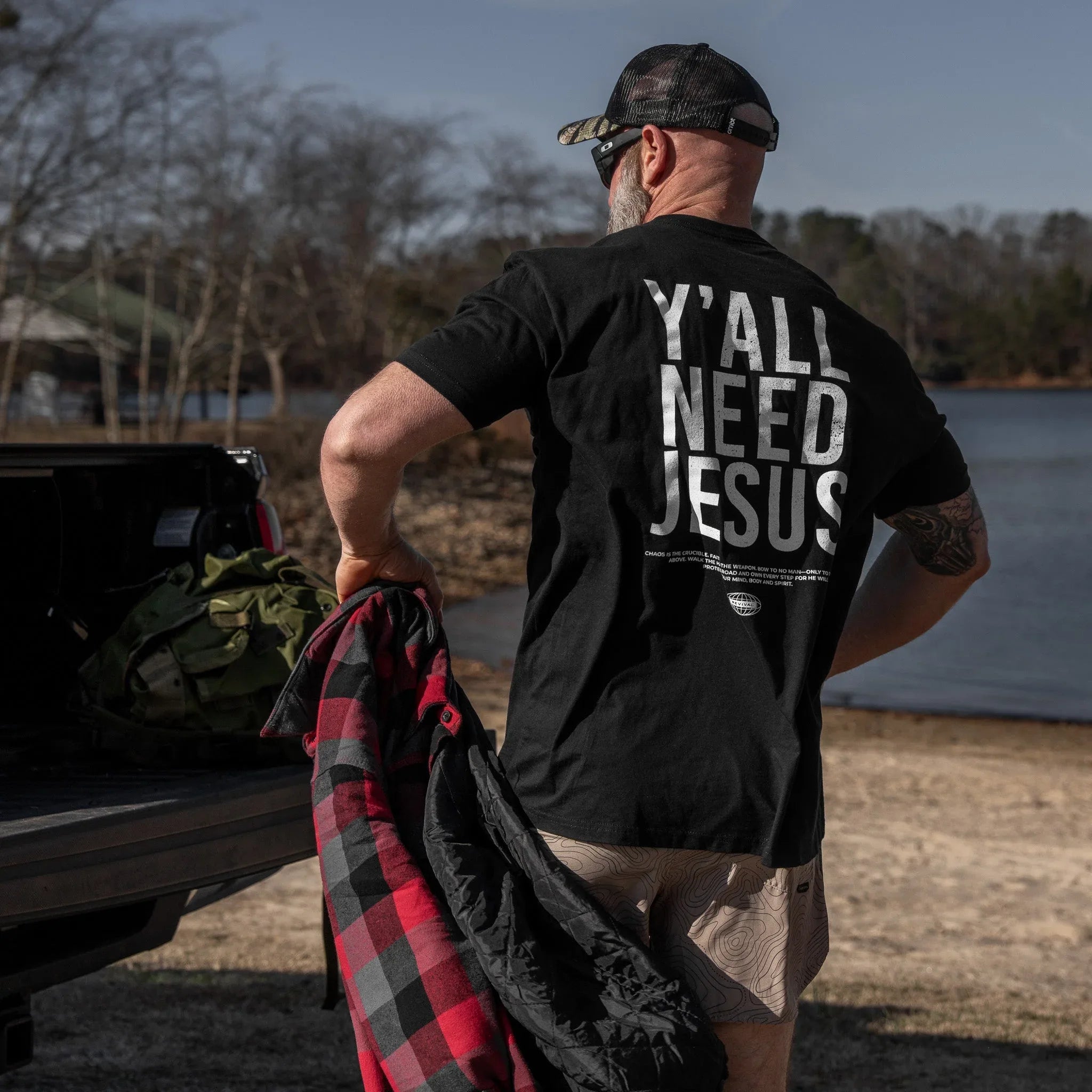 Y'all Need Jesus Men's T-Shirt - Combat Iron Apparel Co.