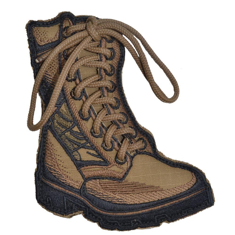 Tactical Gear Junkie Patches Lace Up Combat Boot - 5" Embroidered Patch