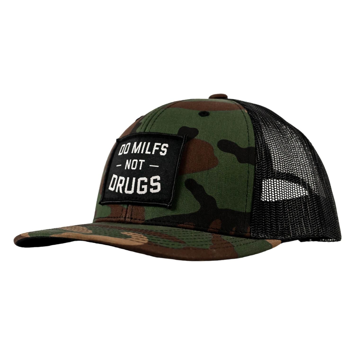 Do Milfs. Not Drugs. Patch Snapback HAT - Combat Iron Apparel Co.