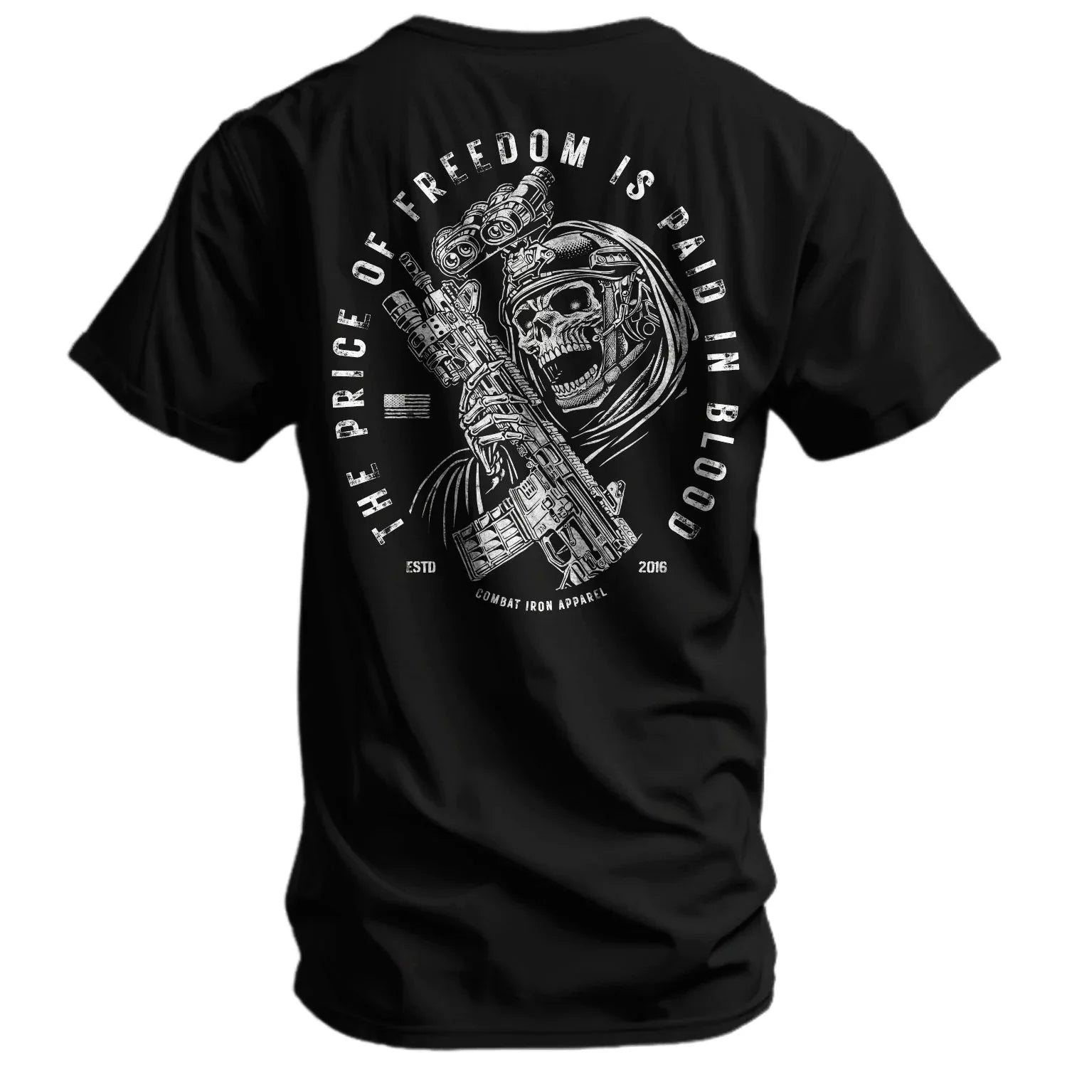 The Price Of Freedom Men's T-Shirt - Combat Iron Apparel Co.
