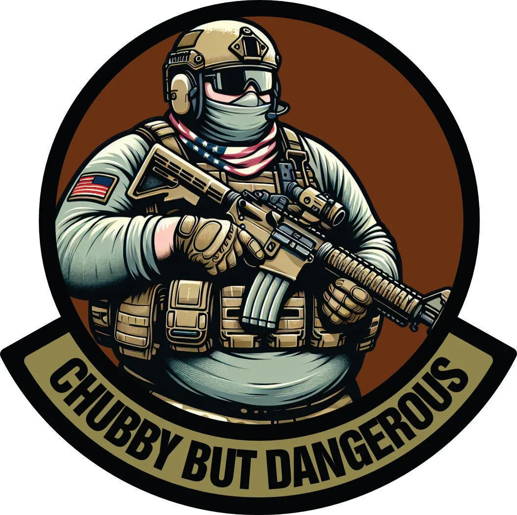 Bubba Sticker Sticker - 'Big Bubba' - Chubby But Dangerous - OCP 3.5