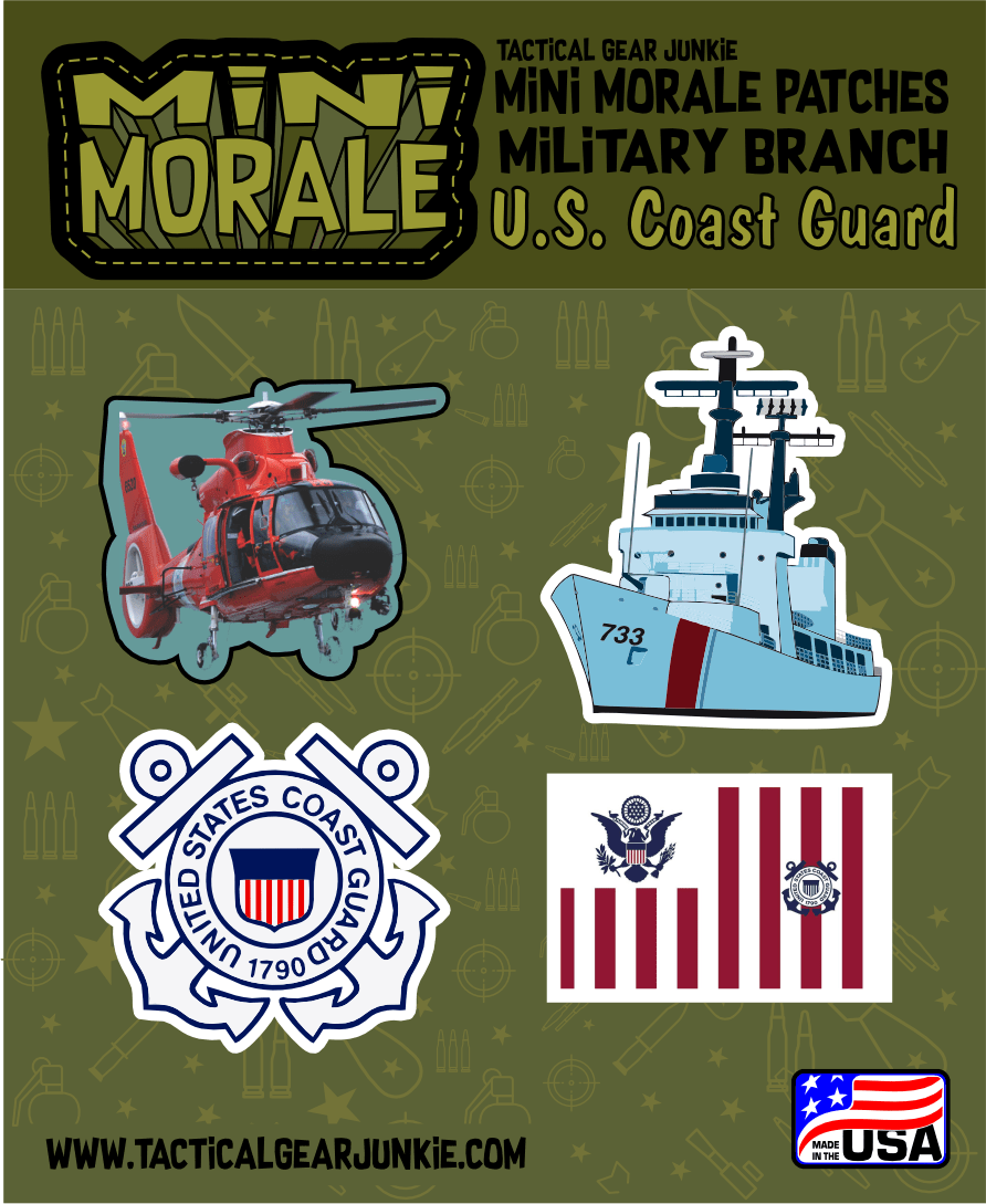 Stickers - Mini Morale - U.S. Coast Guard Pack 1