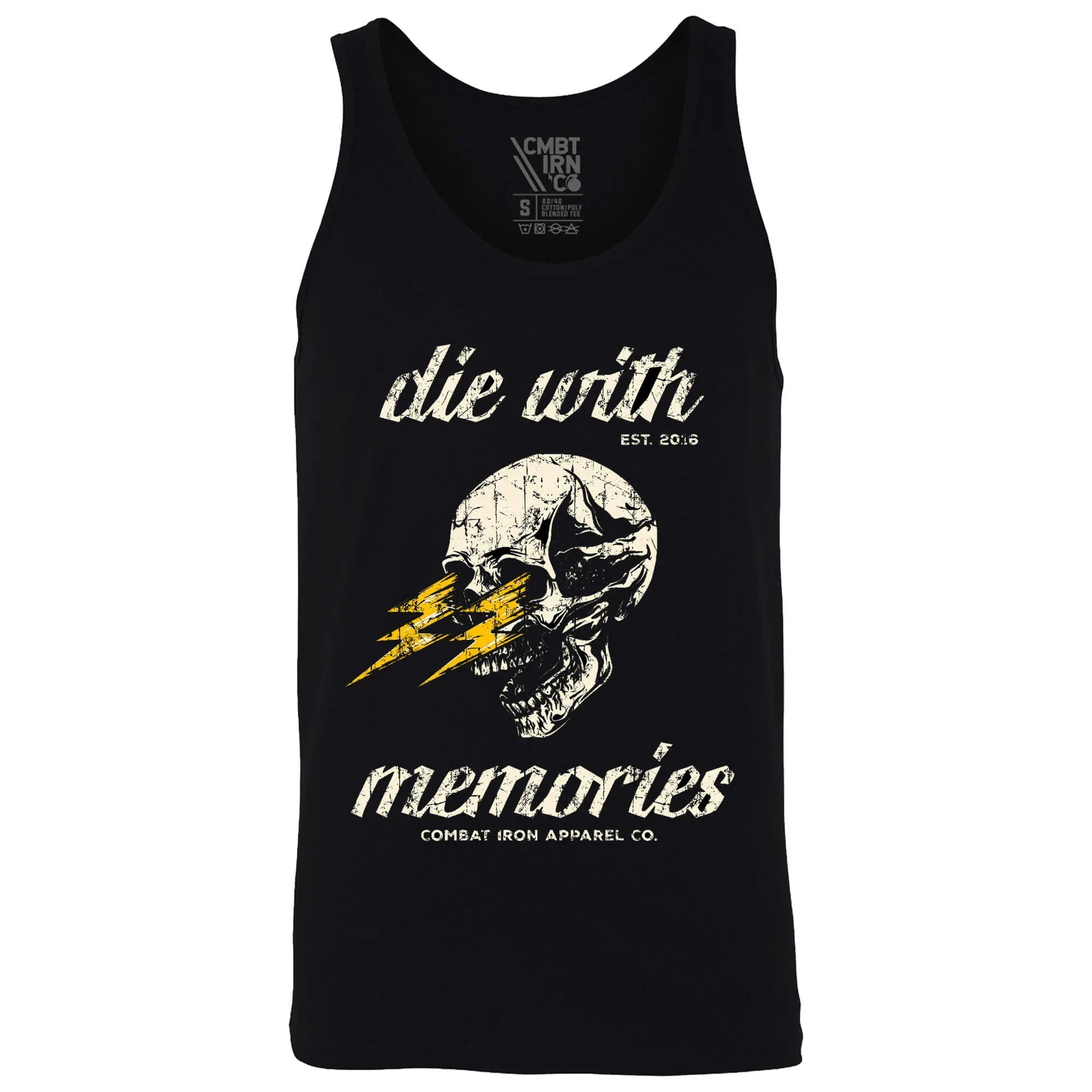 Die With Memories Men's Tank - Combat Iron Apparel Co.