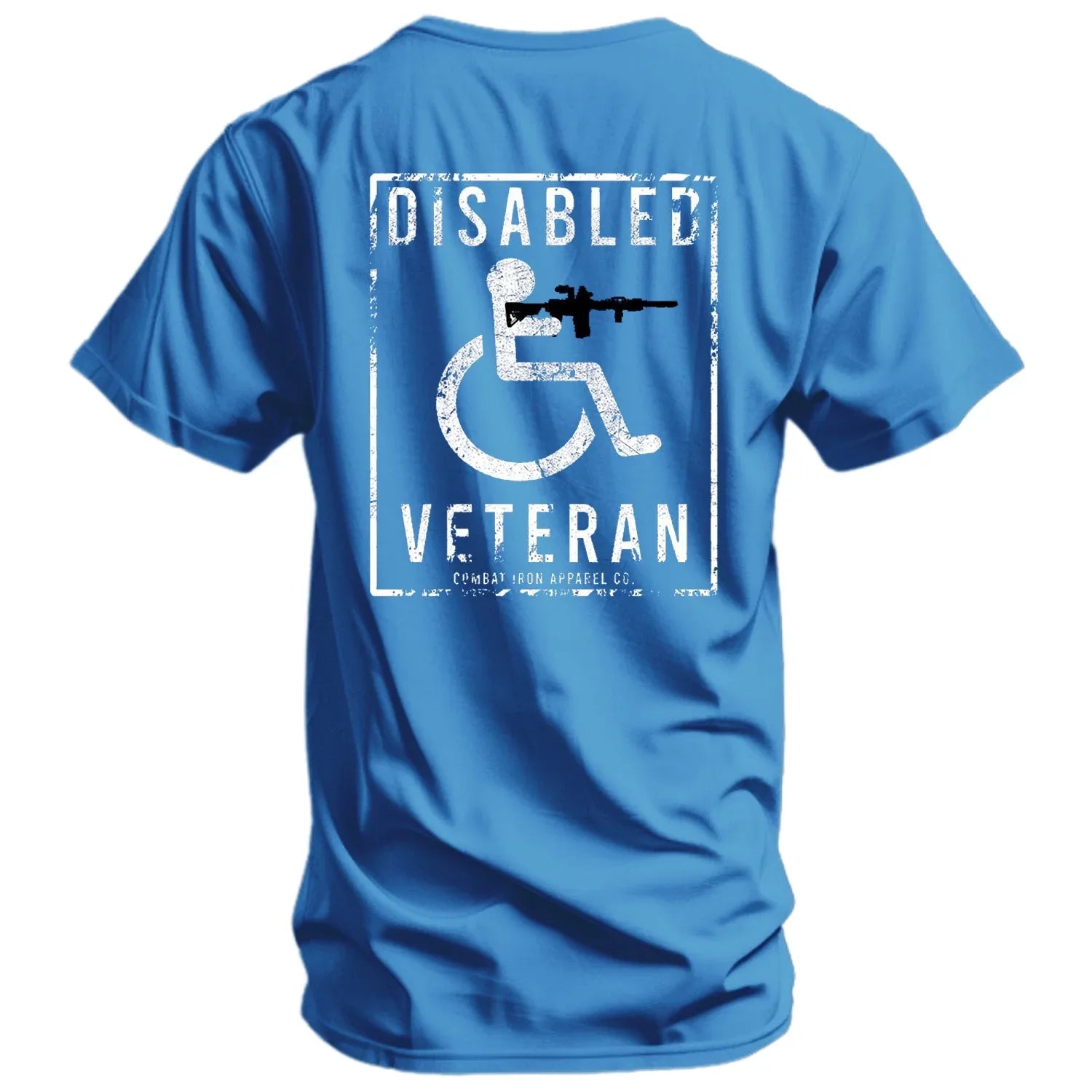 Disabled Veteran Handicap Men's T-Shirt - Combat Iron Apparel Co.