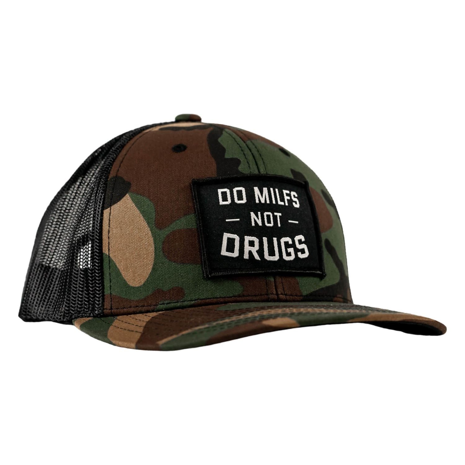 Do Milfs. Not Drugs. Patch Snapback HAT - Combat Iron Apparel Co.