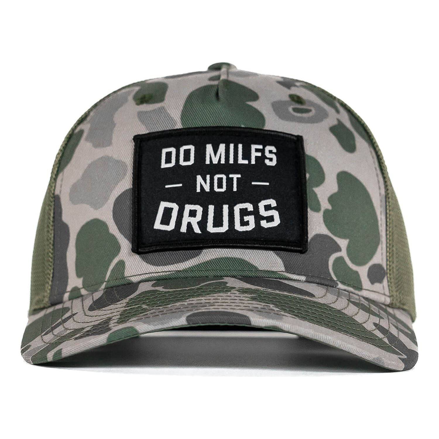 Do Milfs. Not Drugs. Patch Snapback HAT - Combat Iron Apparel Co.