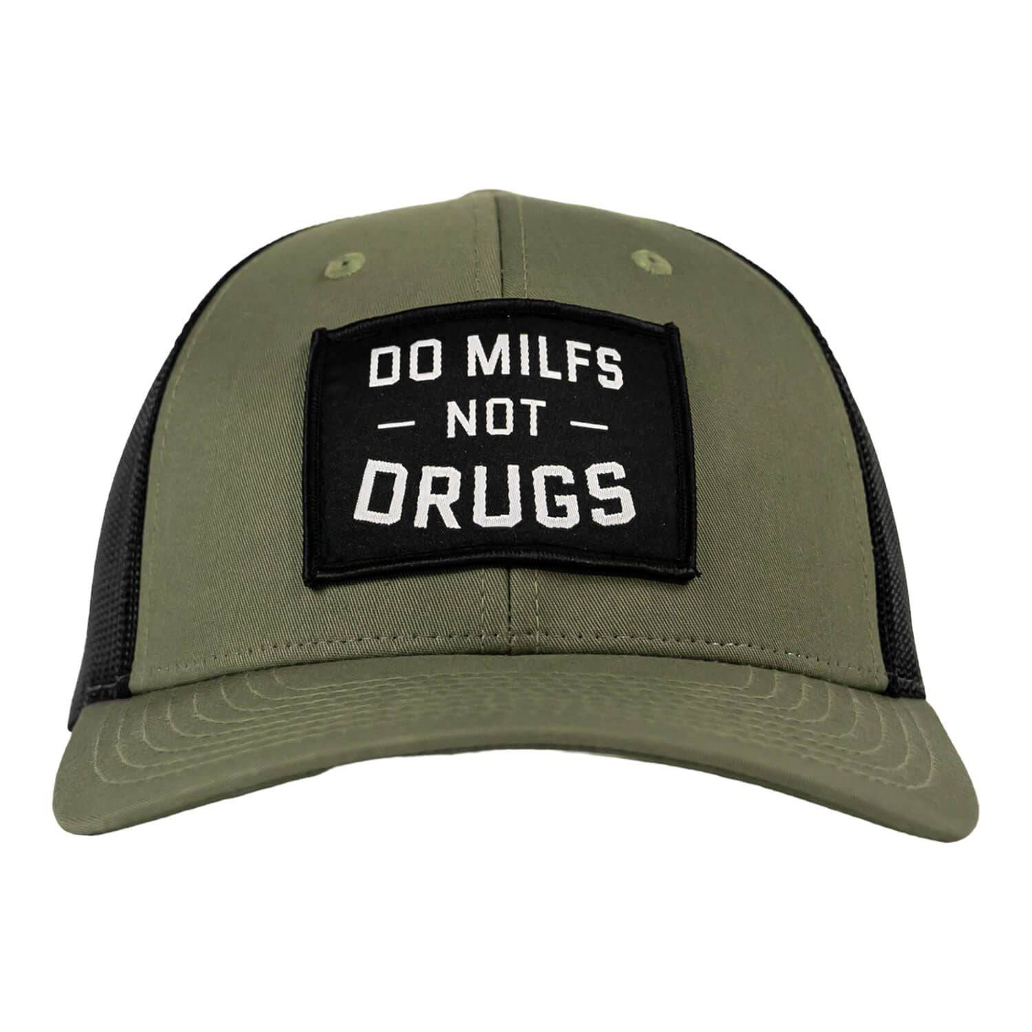 Do Milfs. Not Drugs. Patch Snapback HAT - Combat Iron Apparel Co.