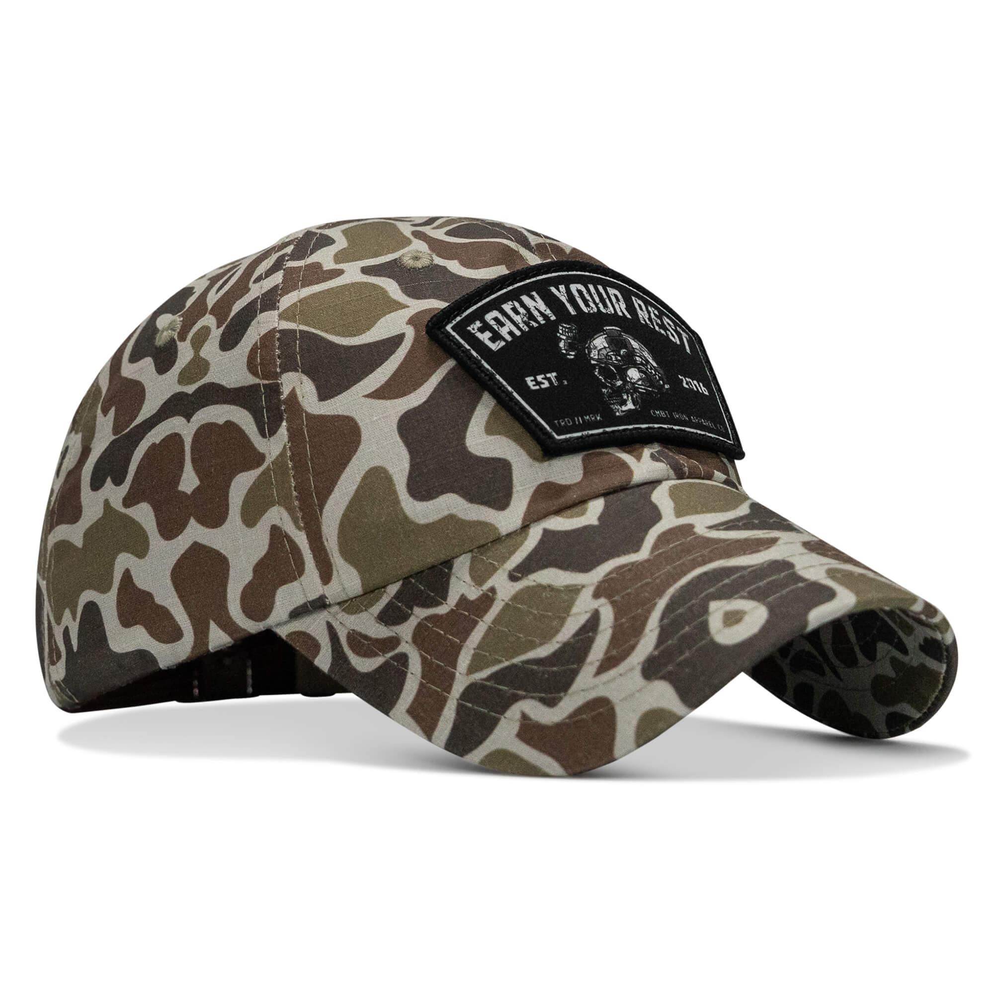 Earn Your Rest Patch Tactical Ripstop Mesh Snapback Hat - Combat Iron Apparel Co.