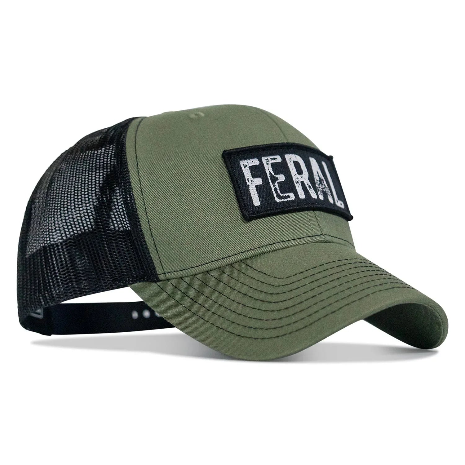 Feral Vintaged Patch Snapback Hat - Combat Iron Apparel Co.