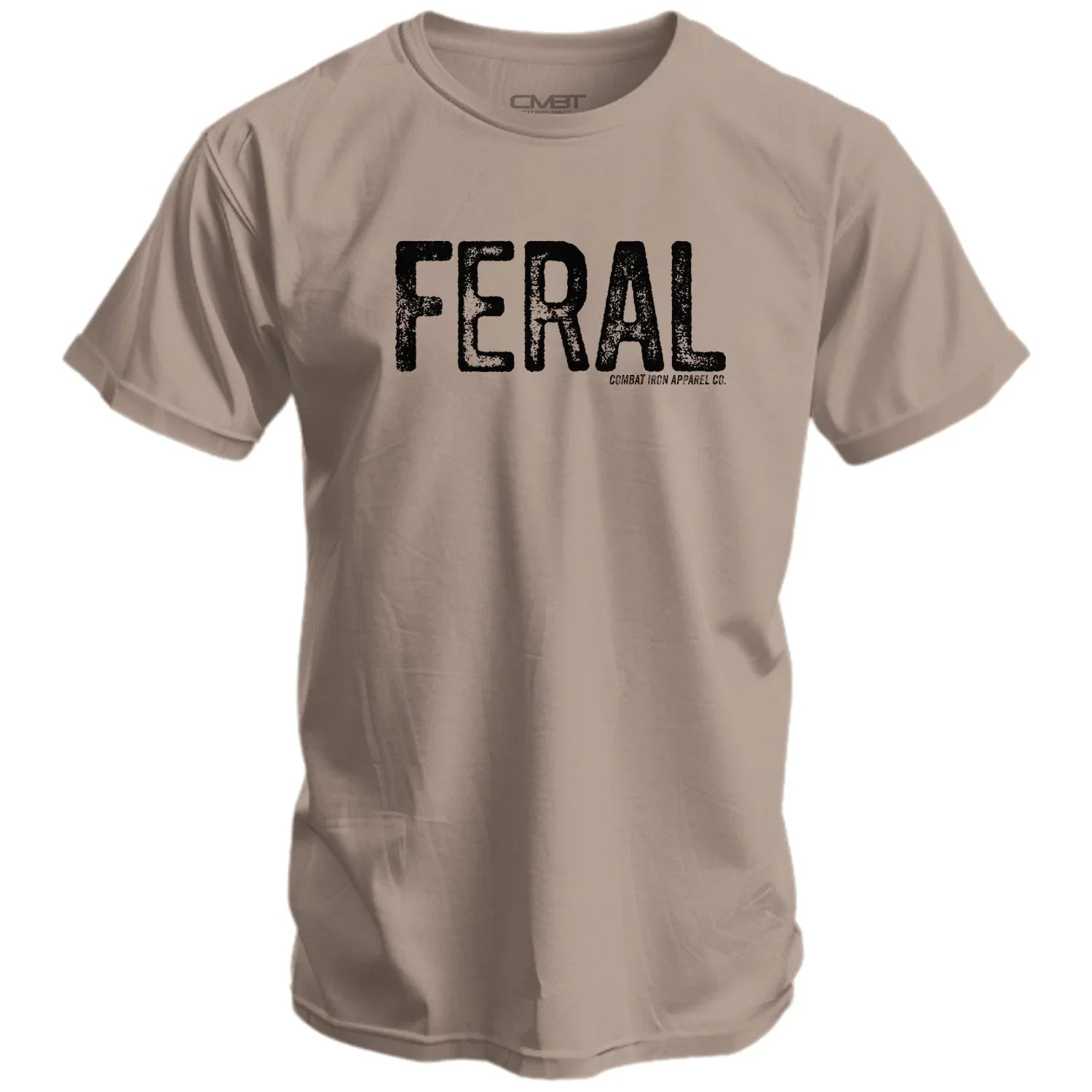 Feral Distressed Men's T-Shirt - Combat Iron Apparel Co.