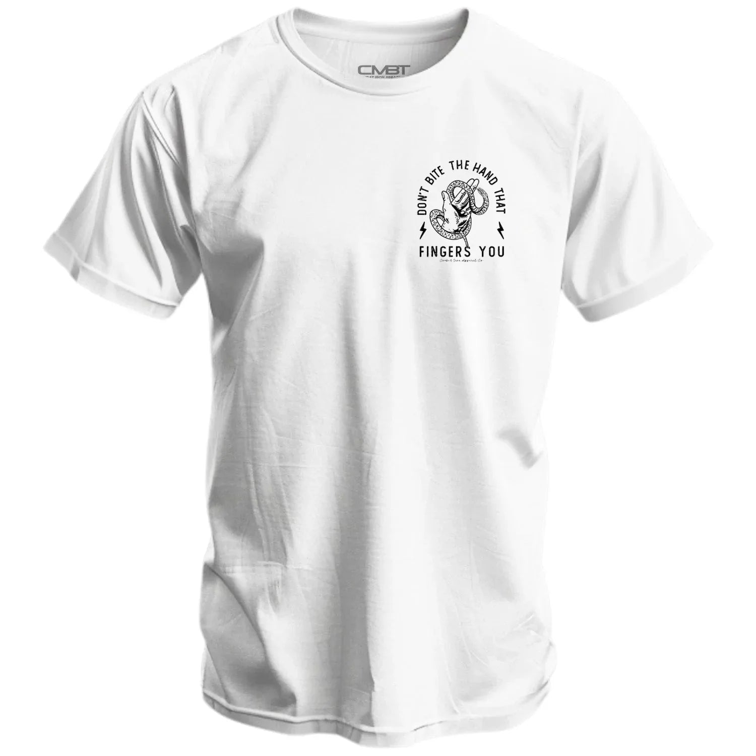 Don't Bite The Hand That Fingers You Men's T-Shirt - Combat Iron Apparel Co.