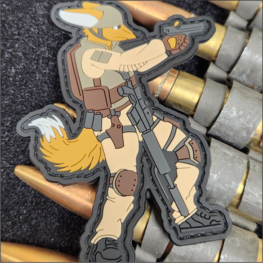 May 2019 Patch of the Month - Tactical Fox - PVC