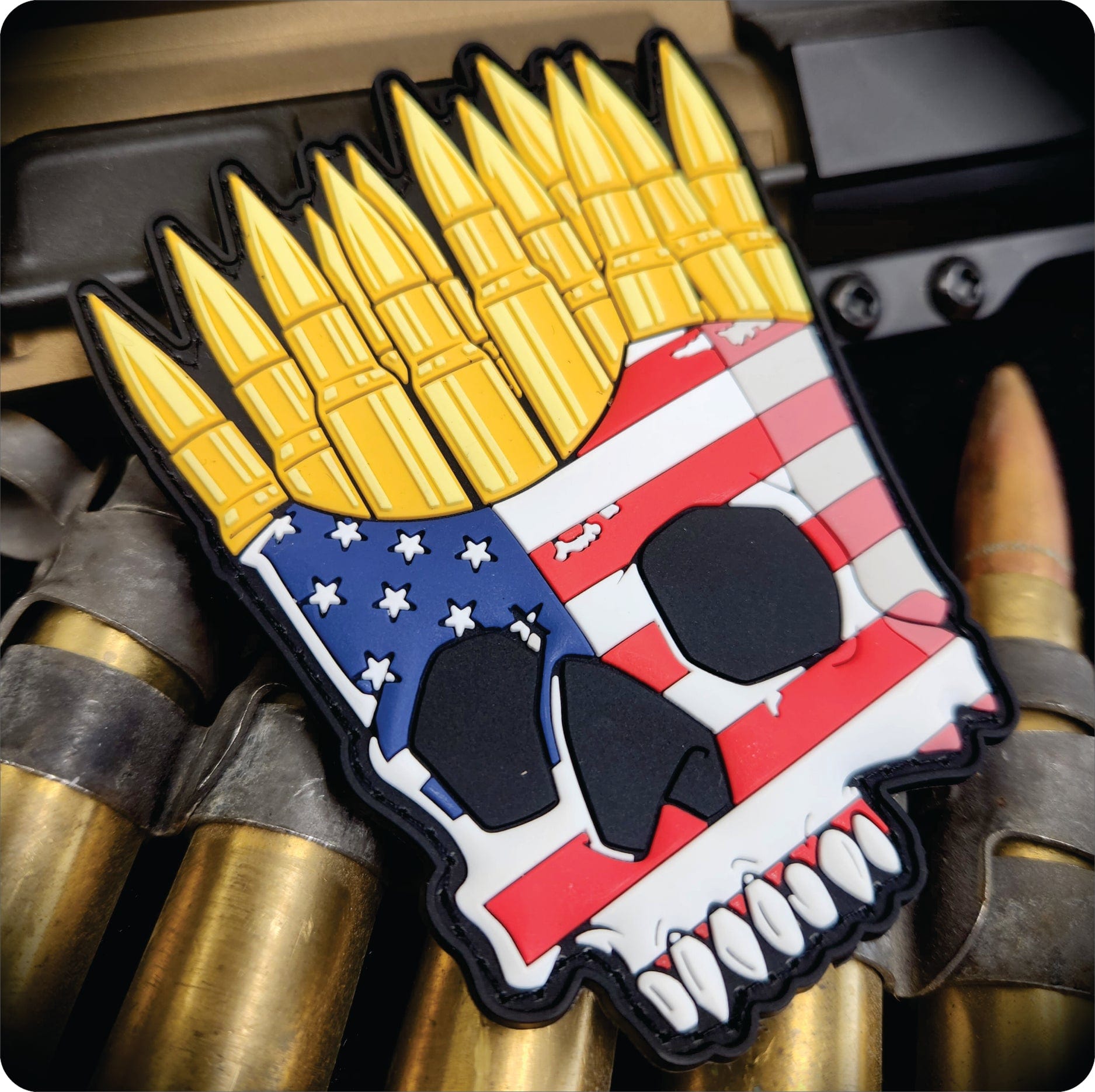 Tactical Gear Junkie Patches American Flag Freedom Fries - 3.75" PVC Patch