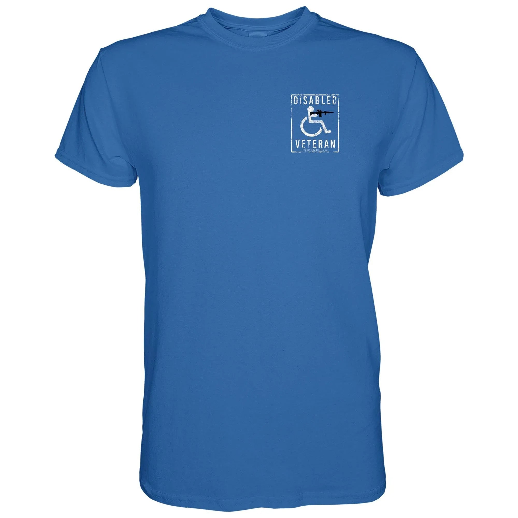 Disabled Veteran Handicap Men's T-Shirt - Combat Iron Apparel Co.