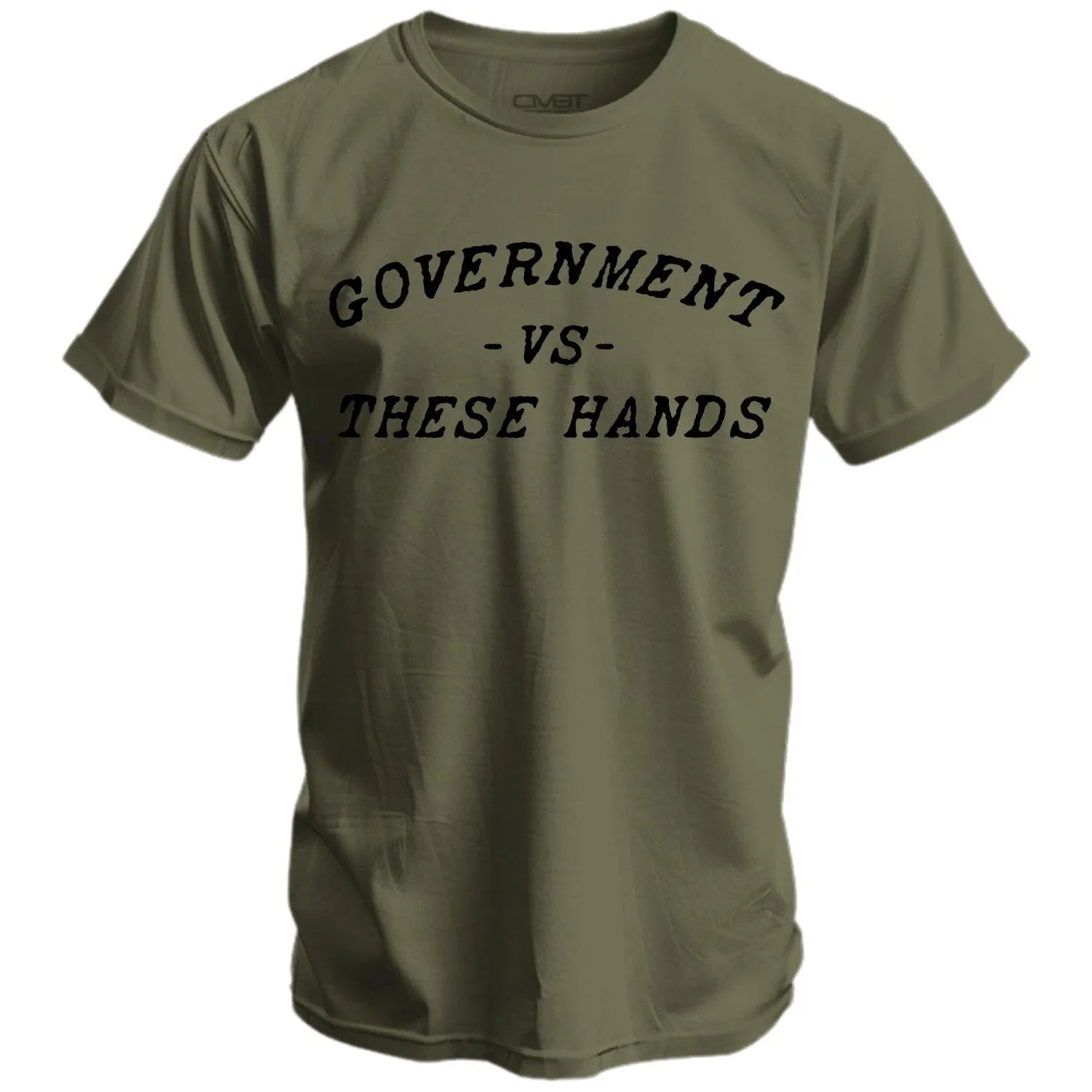 Government -vs- These Hands Men's T-Shirt - Combat Iron Apparel Co.